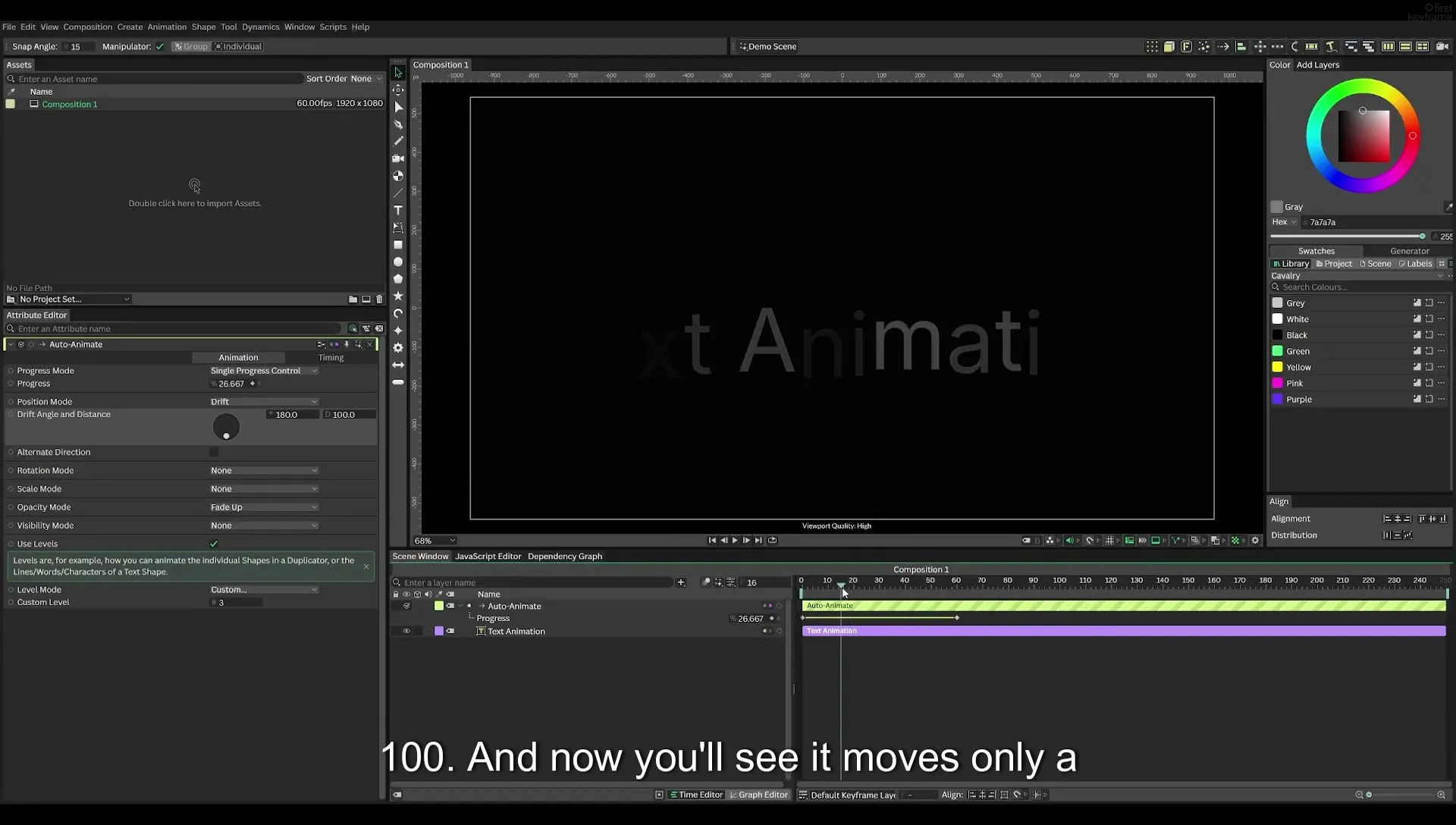 04 Animate Text Like Apple in Cavalry App (free) - Image 105