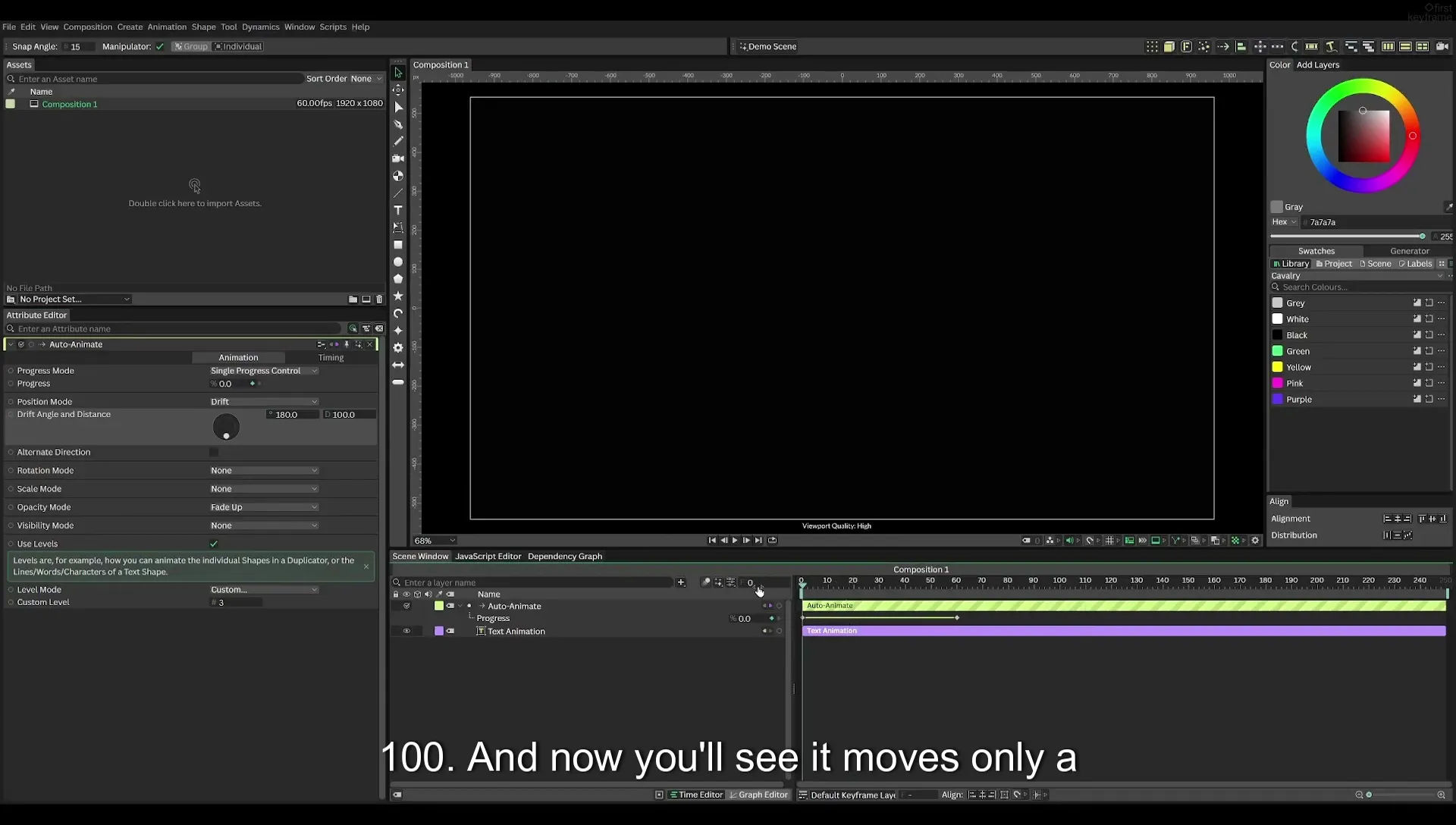 04 Animate Text Like Apple in Cavalry App (free) - Image 106