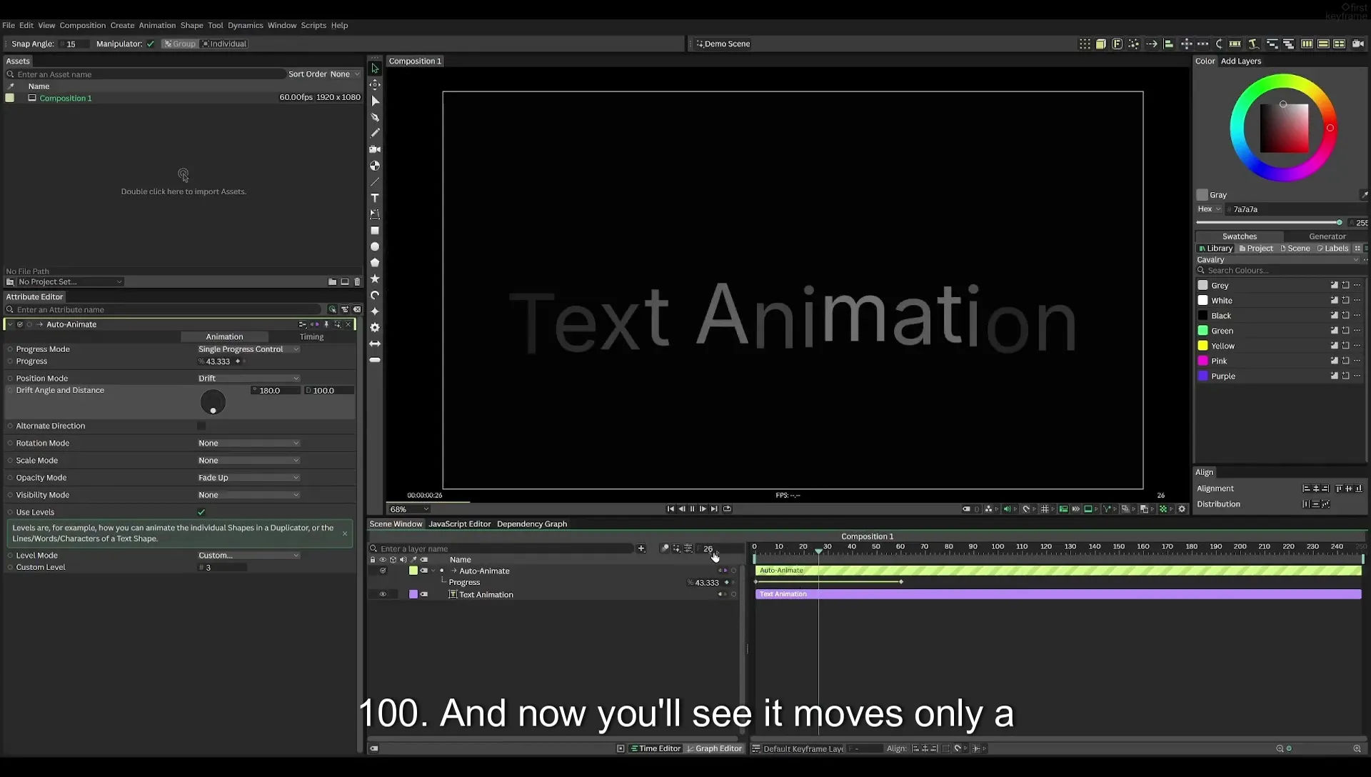 04 Animate Text Like Apple in Cavalry App (free) - Image 107