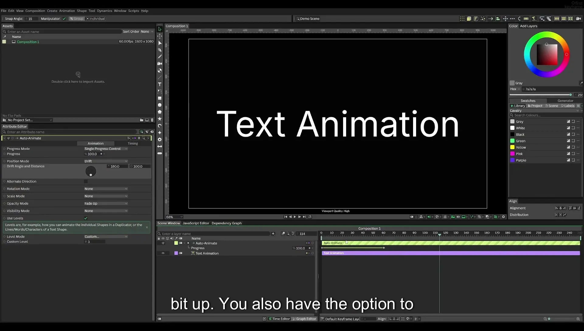 04 Animate Text Like Apple in Cavalry App (free) - Image 112