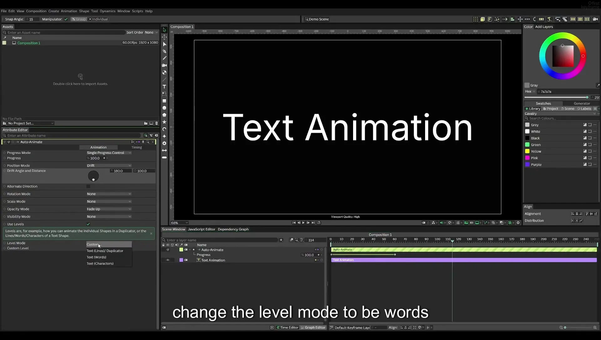 04 Animate Text Like Apple in Cavalry App (free) - Image 117