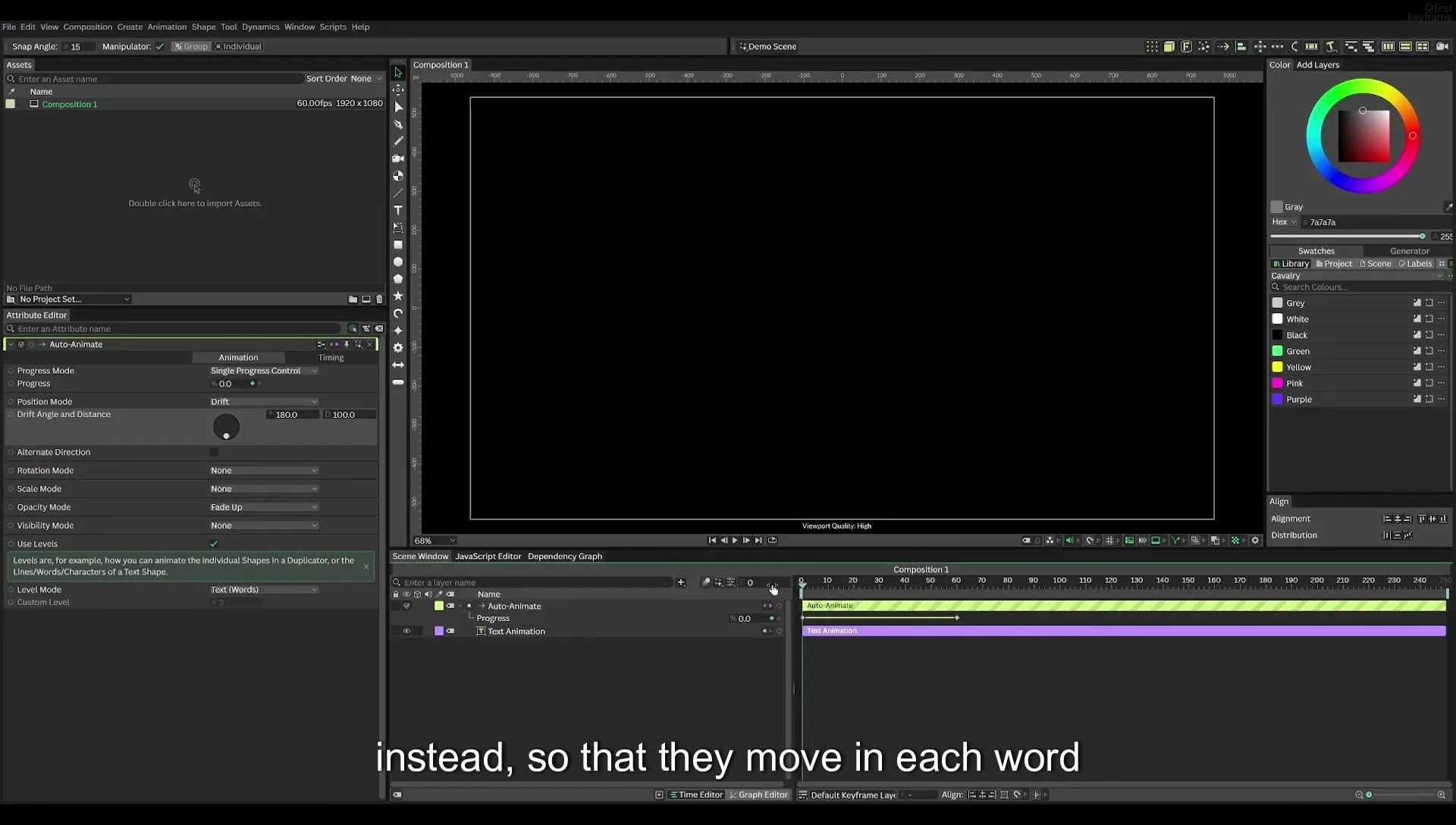 04 Animate Text Like Apple in Cavalry App (free) - Image 122