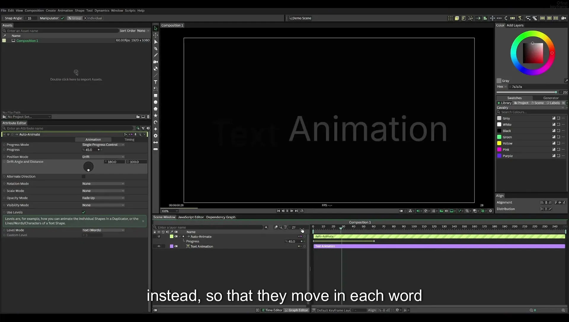 04 Animate Text Like Apple in Cavalry App (free) - Image 123
