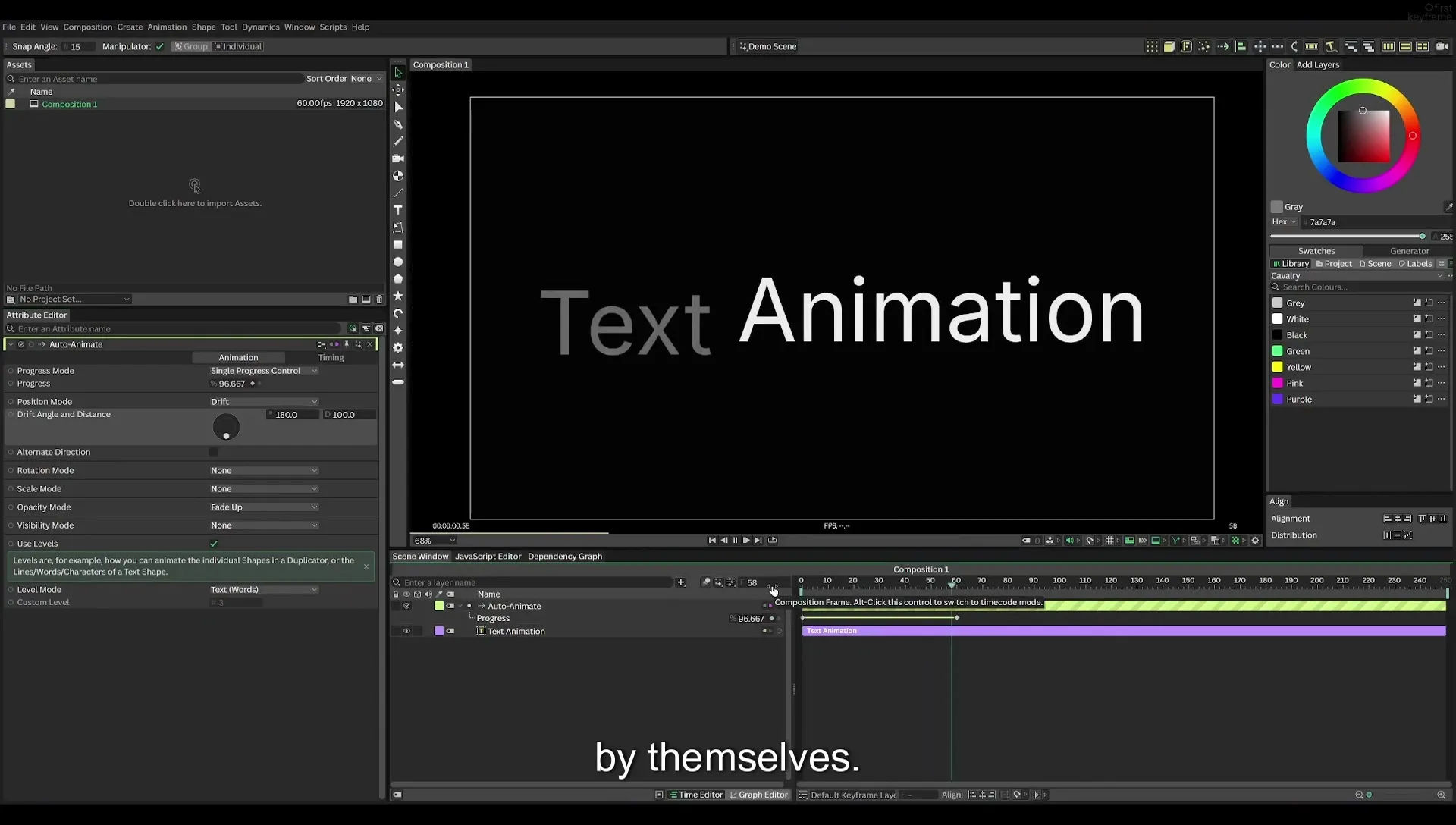 04 Animate Text Like Apple in Cavalry App (free) - Image 124