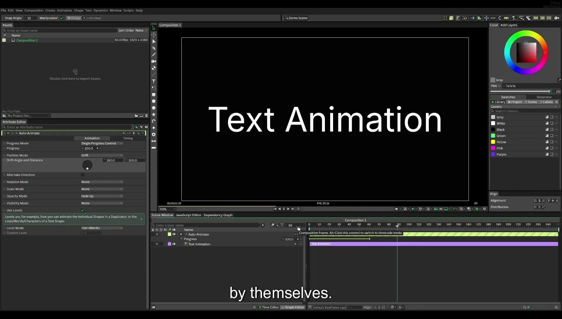 04 Animate Text Like Apple in Cavalry App (free) - Image 125