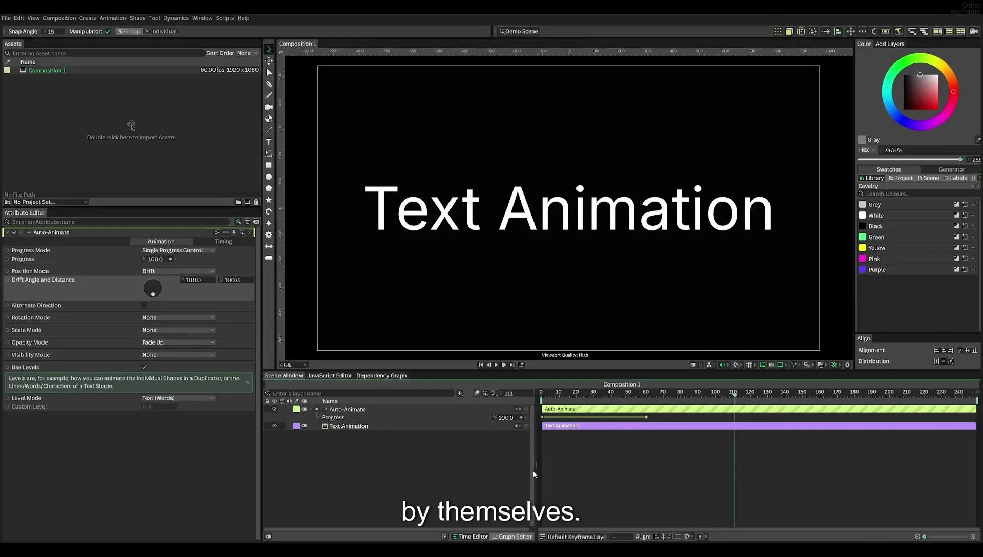 04 Animate Text Like Apple in Cavalry App (free) - Image 126