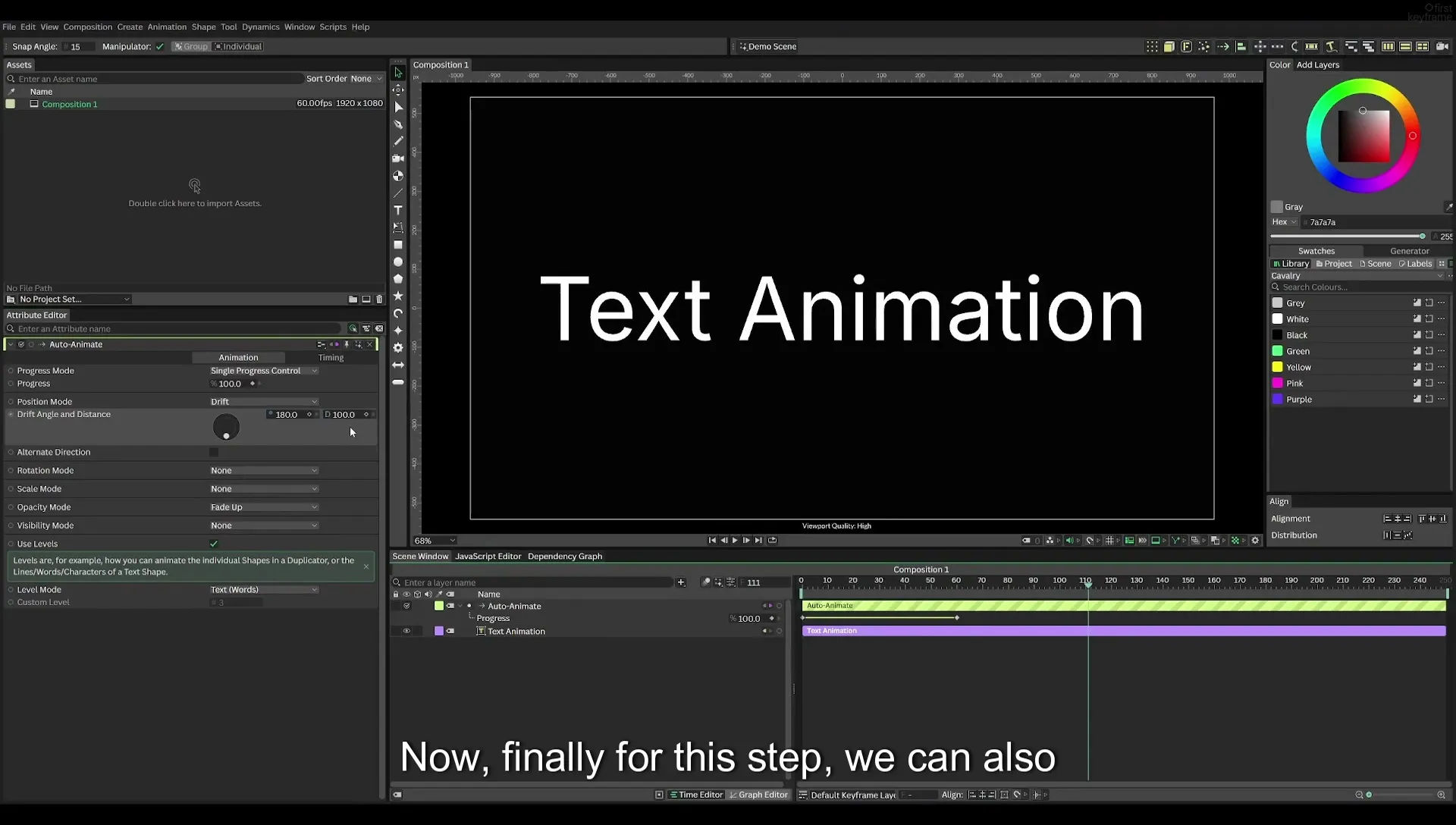 04 Animate Text Like Apple in Cavalry App (free) - Image 128