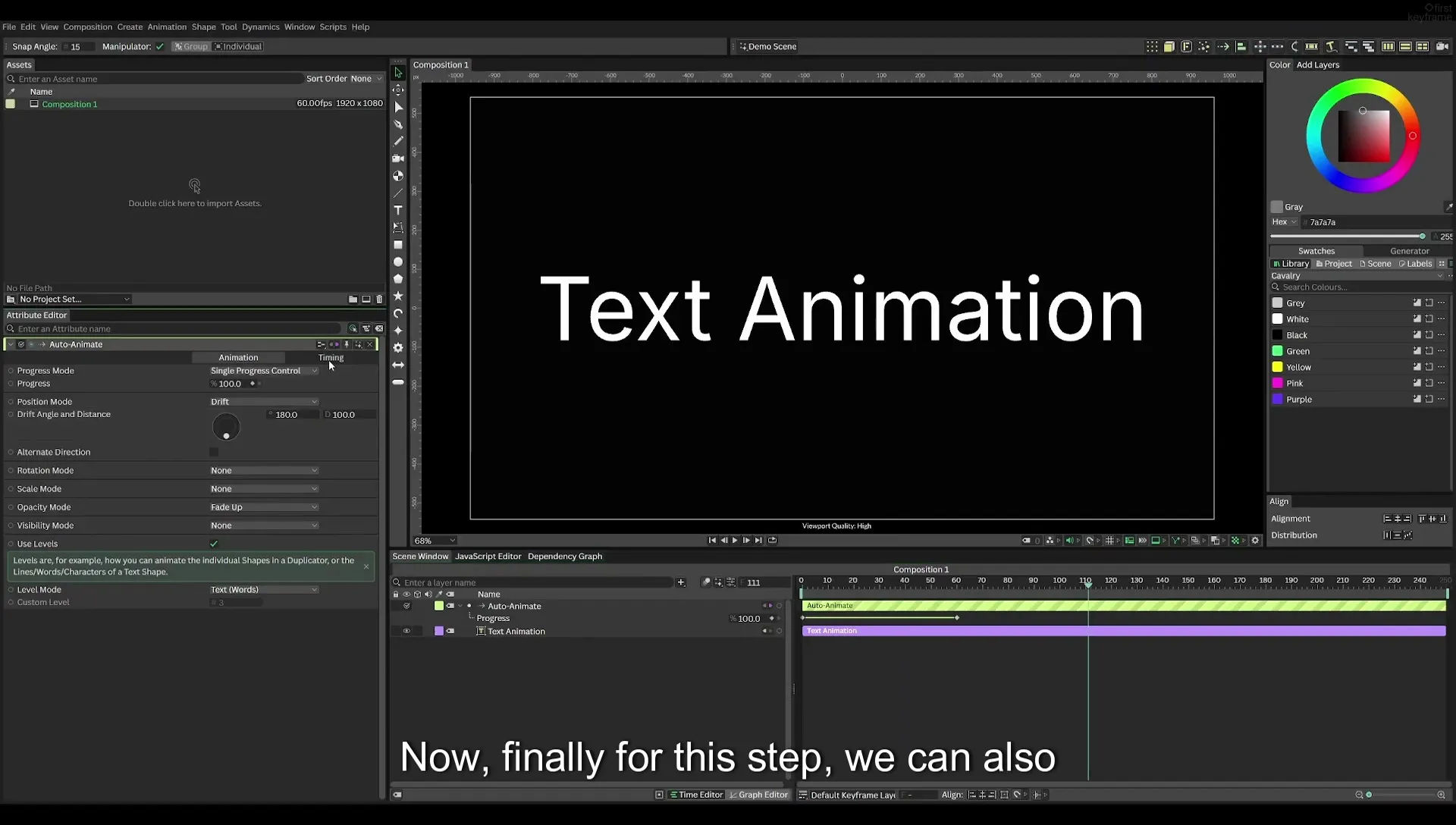 04 Animate Text Like Apple in Cavalry App (free) - Image 129