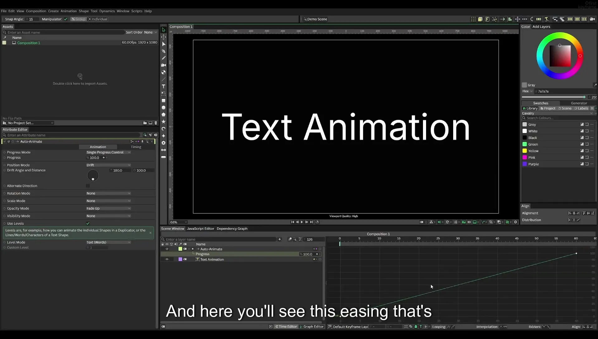 04 Animate Text Like Apple in Cavalry App (free) - Image 170