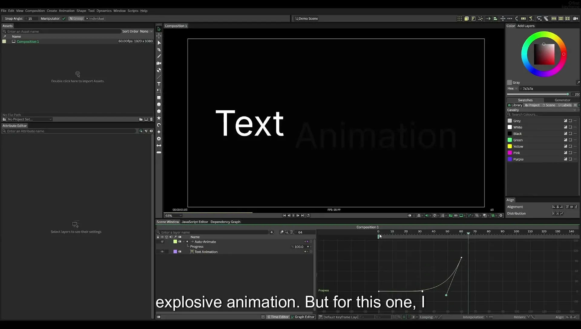 04 Animate Text Like Apple in Cavalry App (free) - Image 223