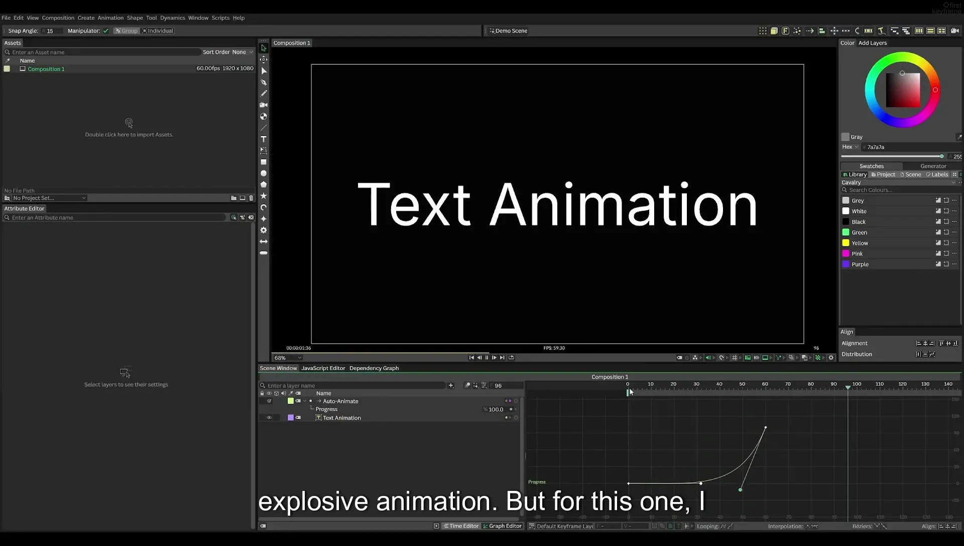04 Animate Text Like Apple in Cavalry App (free) - Image 224