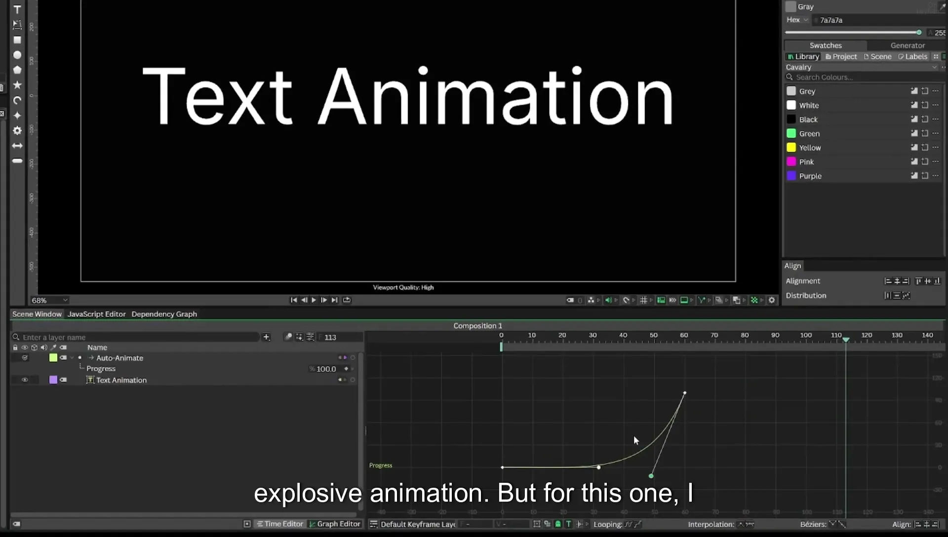 04 Animate Text Like Apple in Cavalry App (free) - Image 225