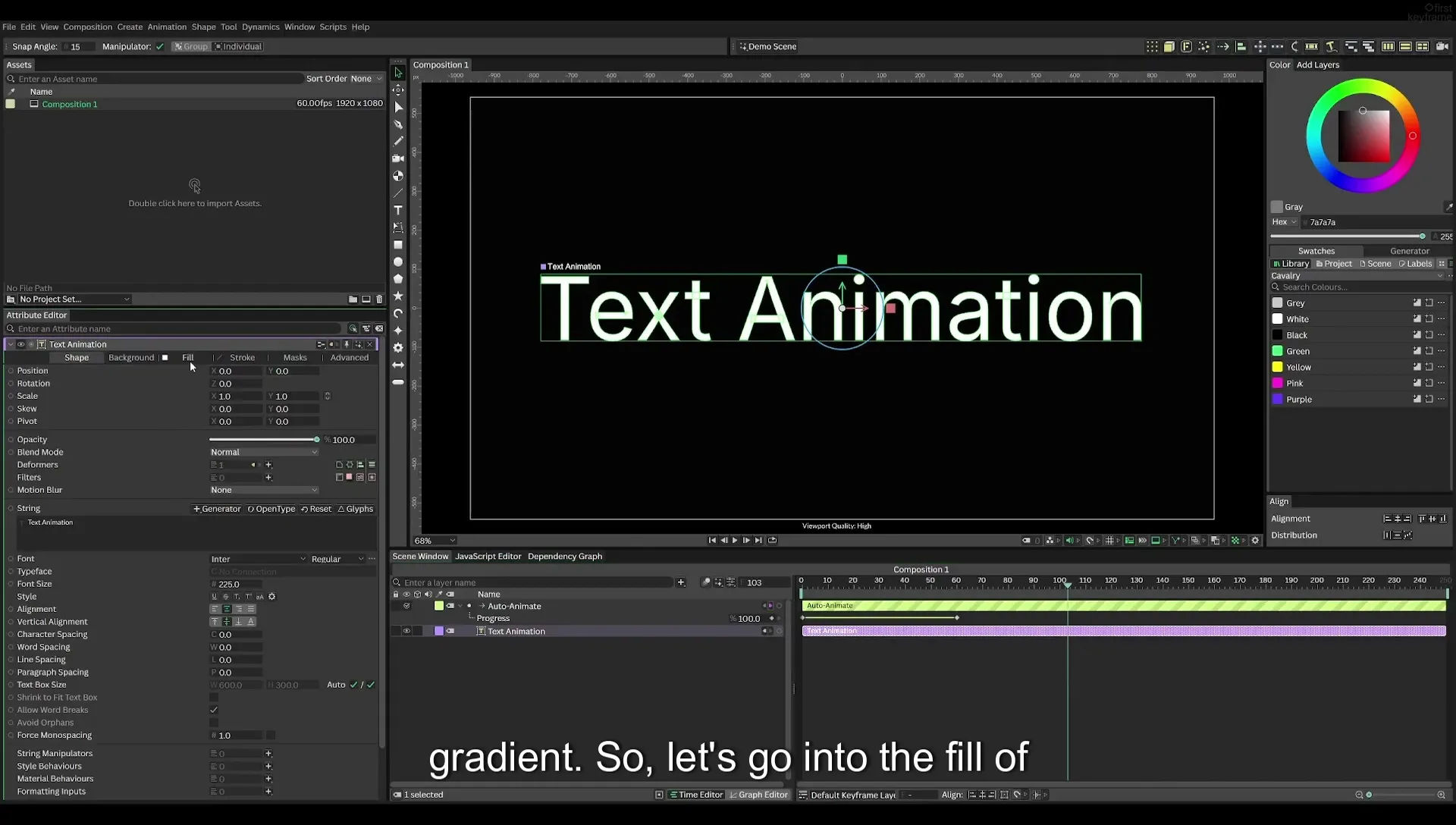 04 Animate Text Like Apple in Cavalry App (free) - Image 283