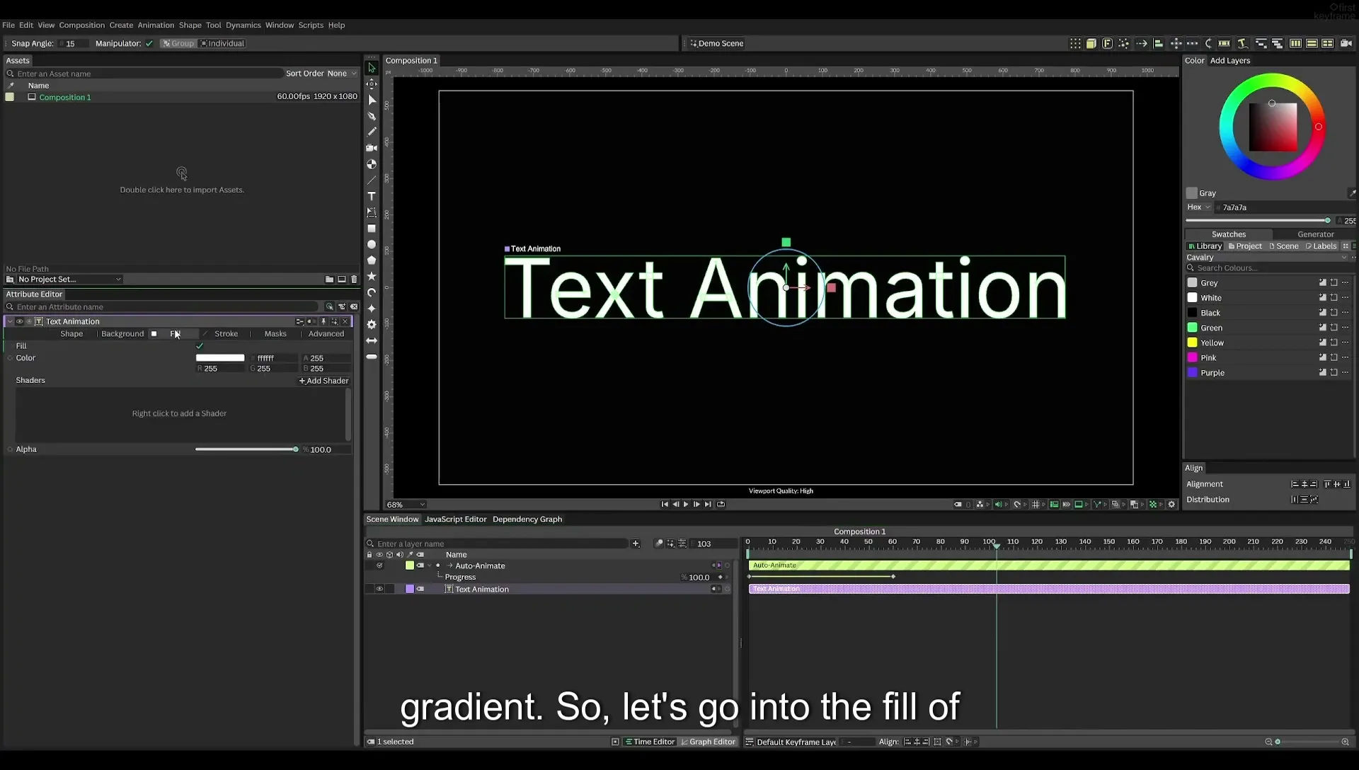 04 Animate Text Like Apple in Cavalry App (free) - Image 284