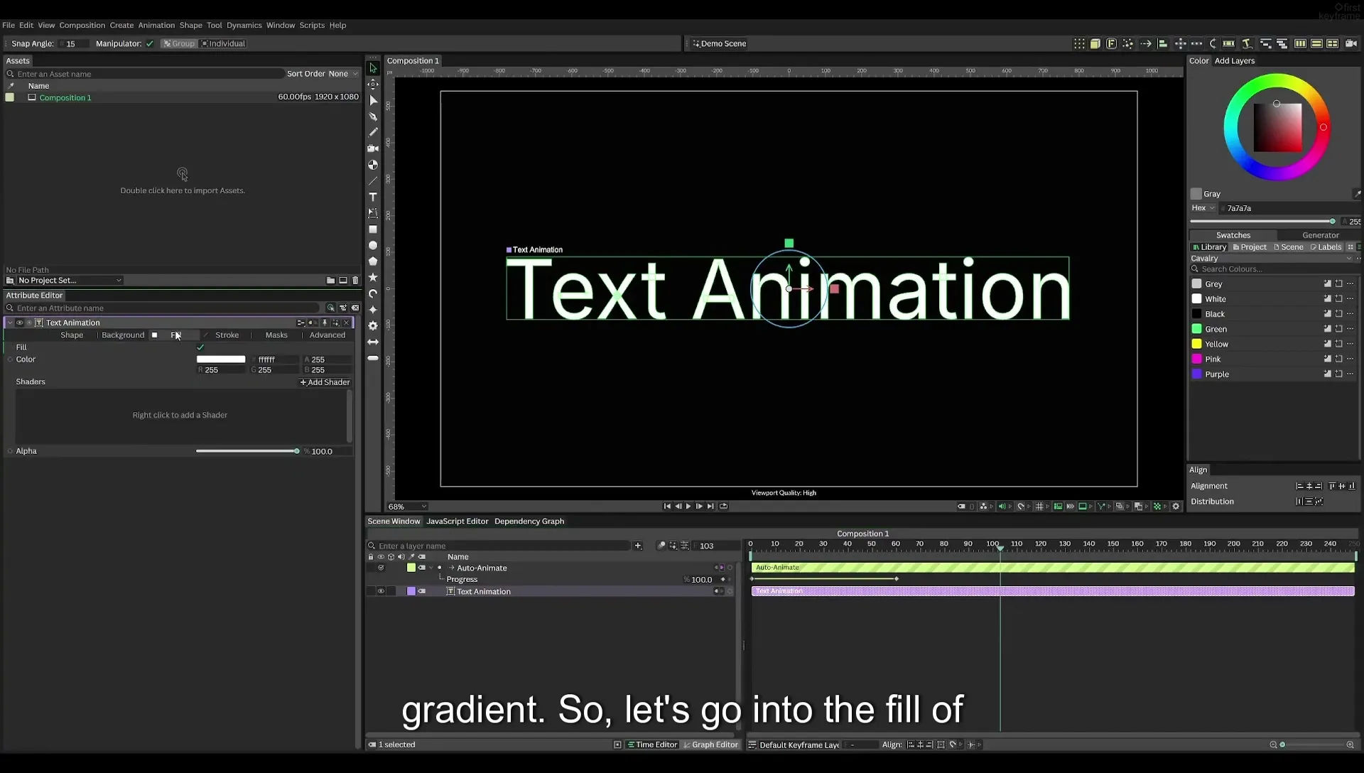 04 Animate Text Like Apple in Cavalry App (free) - Image 285