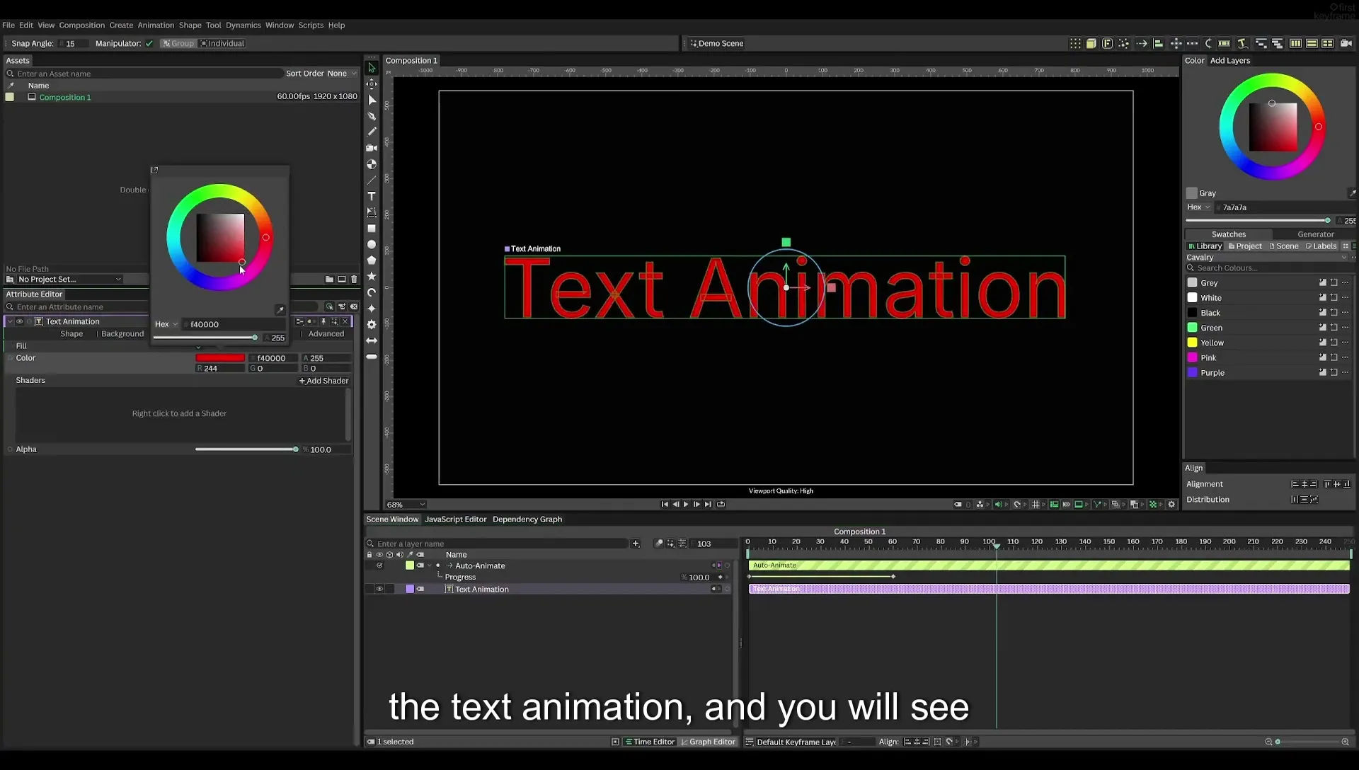 04 Animate Text Like Apple in Cavalry App (free) - Image 289