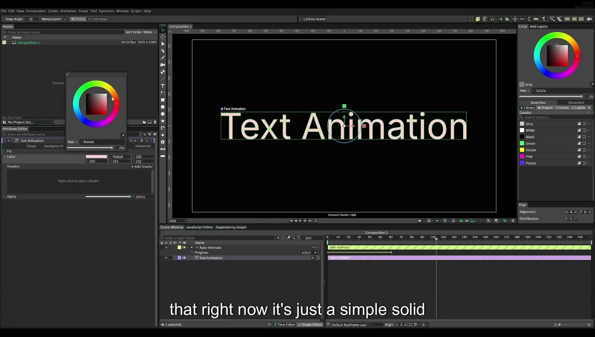 04 Animate Text Like Apple in Cavalry App (free) - Image 290