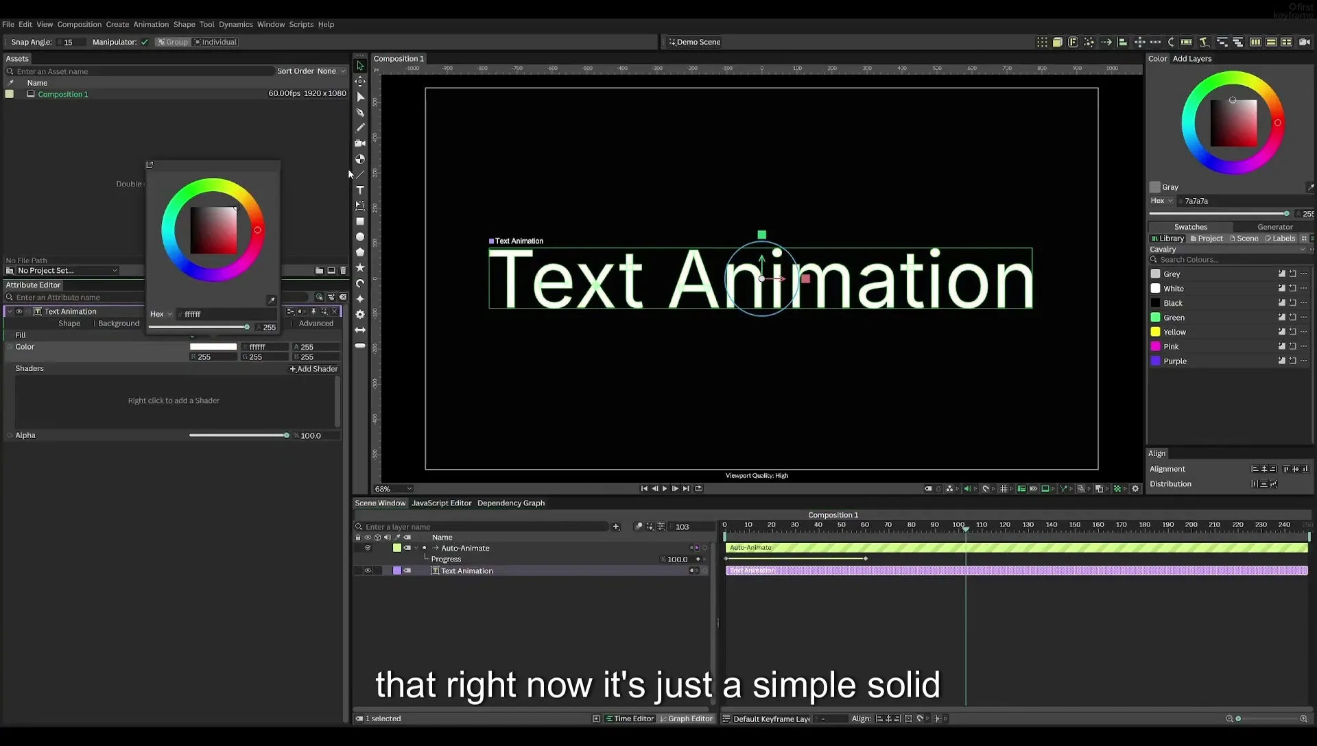 04 Animate Text Like Apple in Cavalry App (free) - Image 292