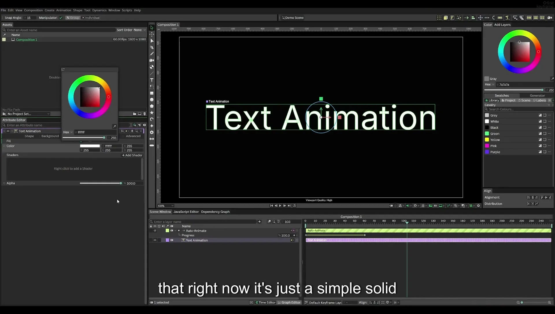 04 Animate Text Like Apple in Cavalry App (free) - Image 294