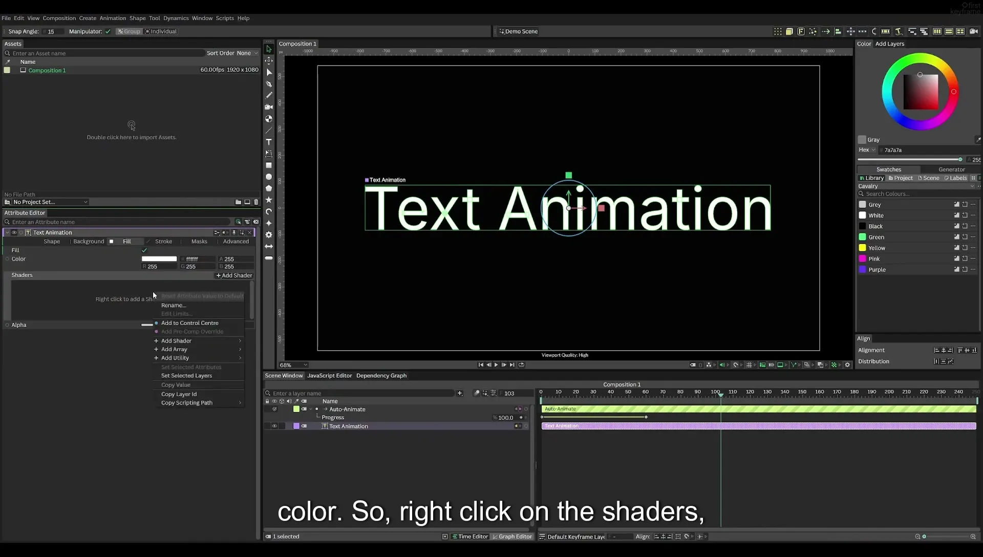 04 Animate Text Like Apple in Cavalry App (free) - Image 296