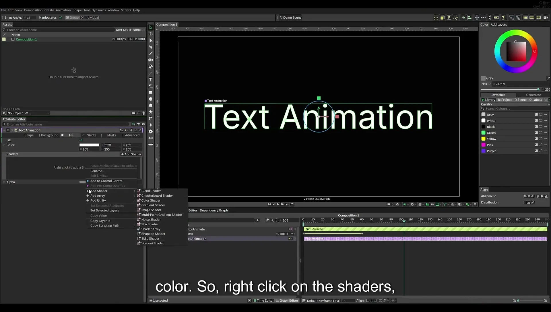 04 Animate Text Like Apple in Cavalry App (free) - Image 299