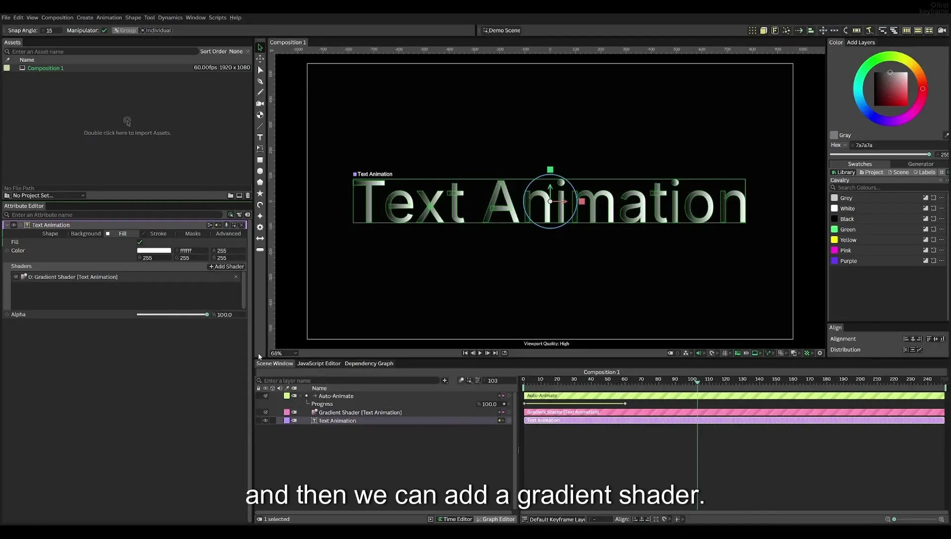 04 Animate Text Like Apple in Cavalry App (free) - Image 304