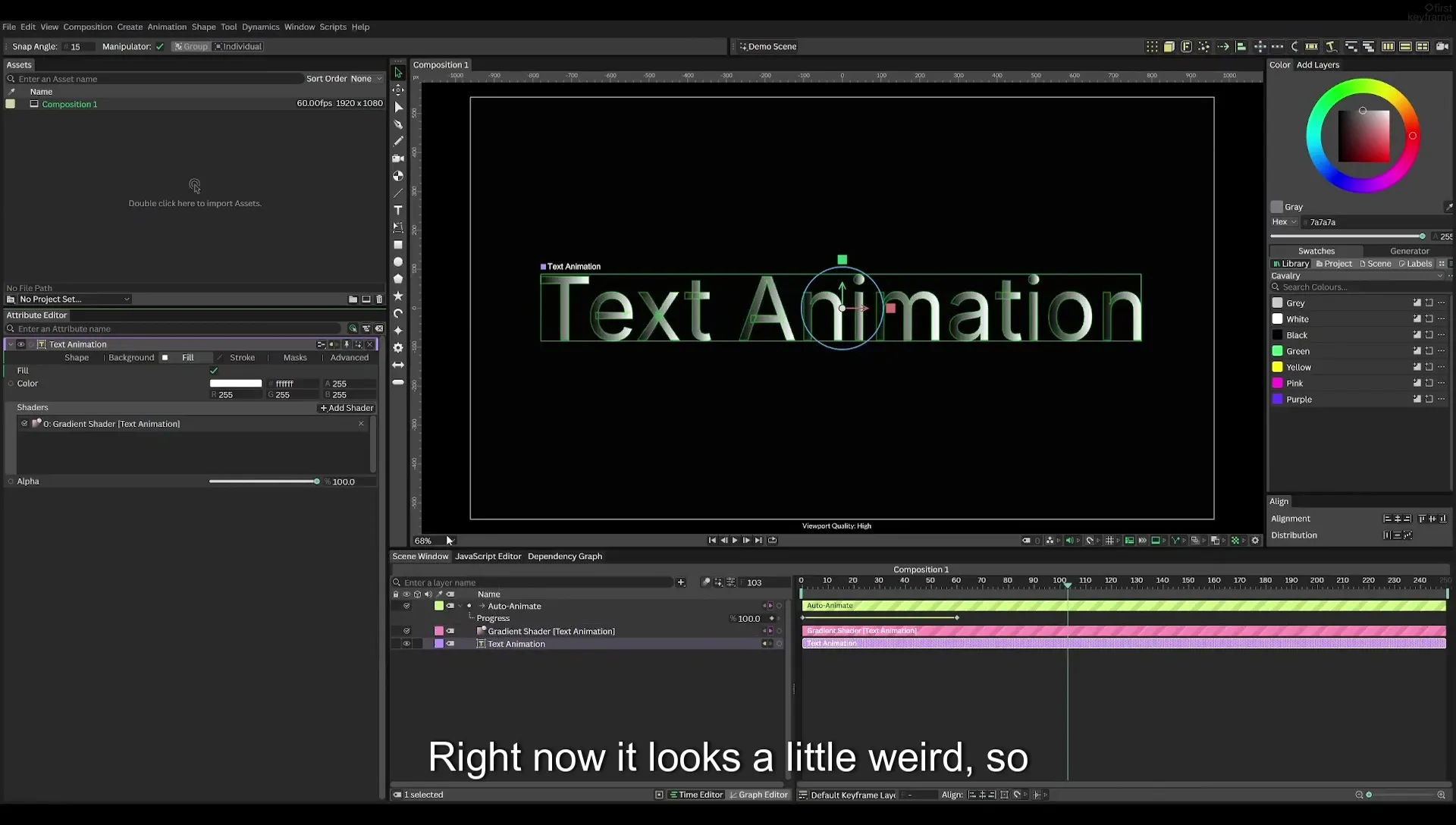 04 Animate Text Like Apple in Cavalry App (free) - Image 306