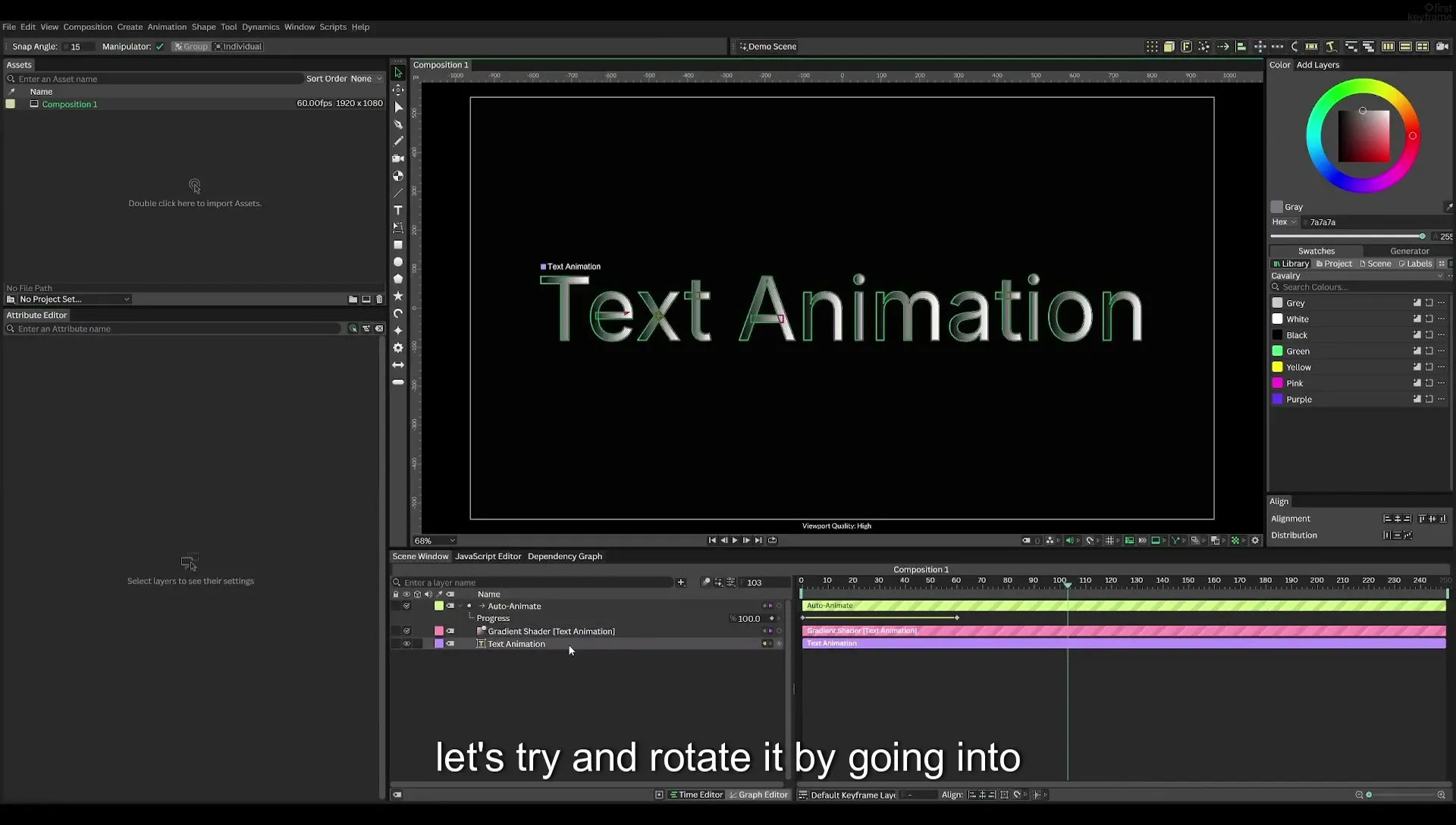 04 Animate Text Like Apple in Cavalry App (free) - Image 310