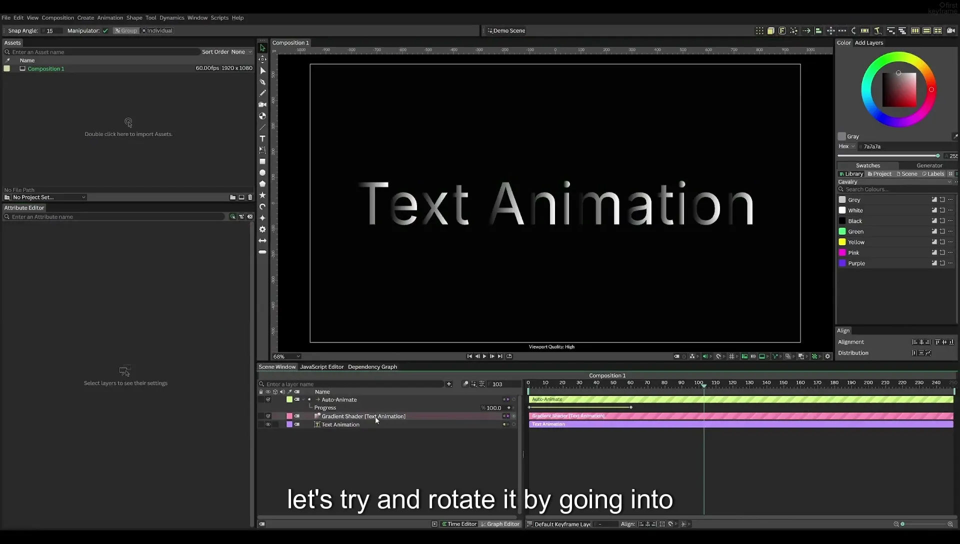 04 Animate Text Like Apple in Cavalry App (free) - Image 311