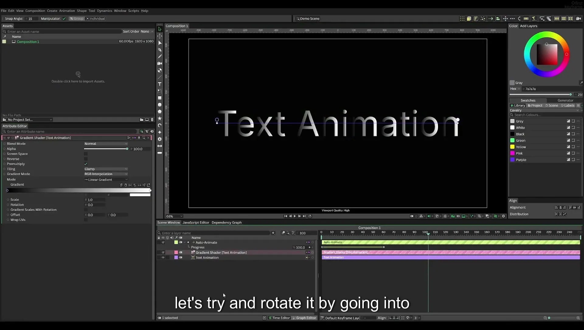 04 Animate Text Like Apple in Cavalry App (free) - Image 312