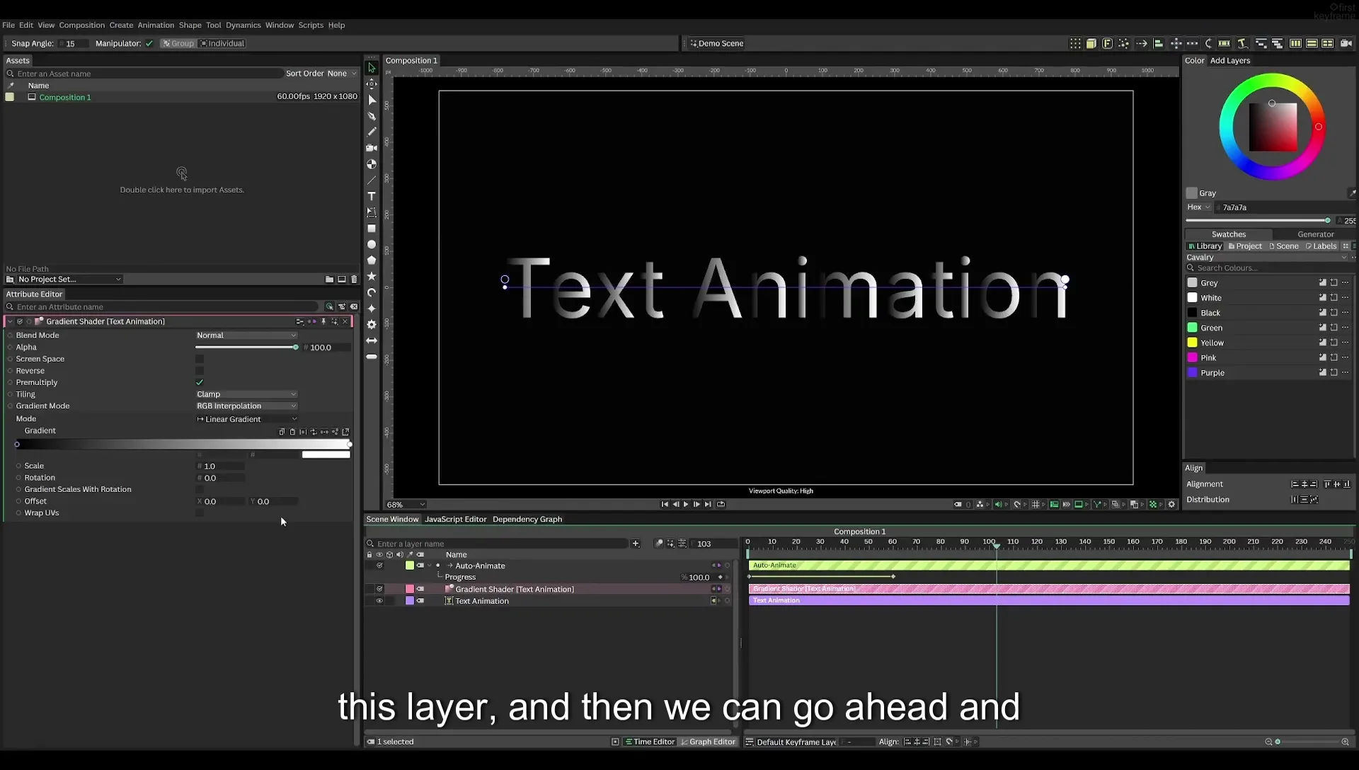 04 Animate Text Like Apple in Cavalry App (free) - Image 315