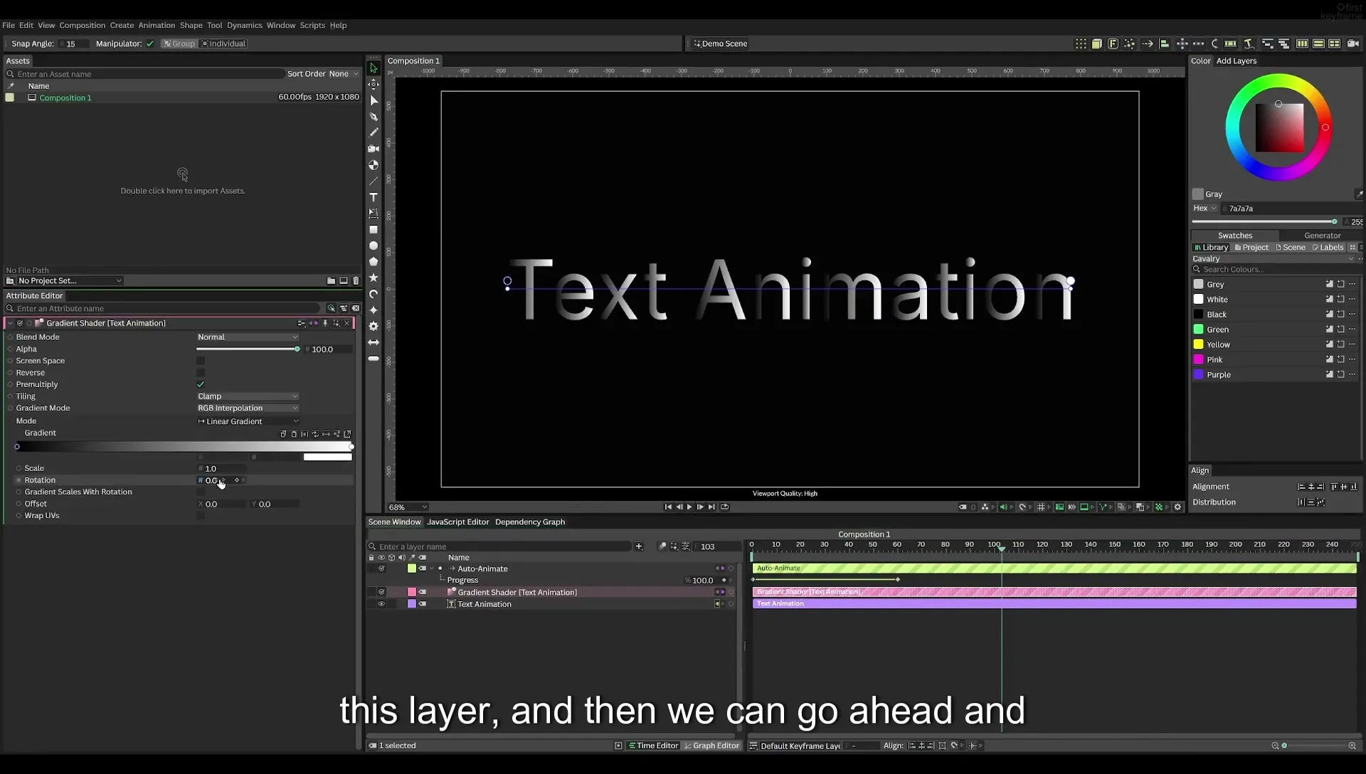 04 Animate Text Like Apple in Cavalry App (free) - Image 317