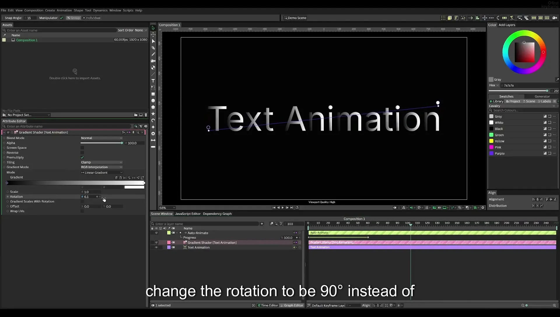 04 Animate Text Like Apple in Cavalry App (free) - Image 318