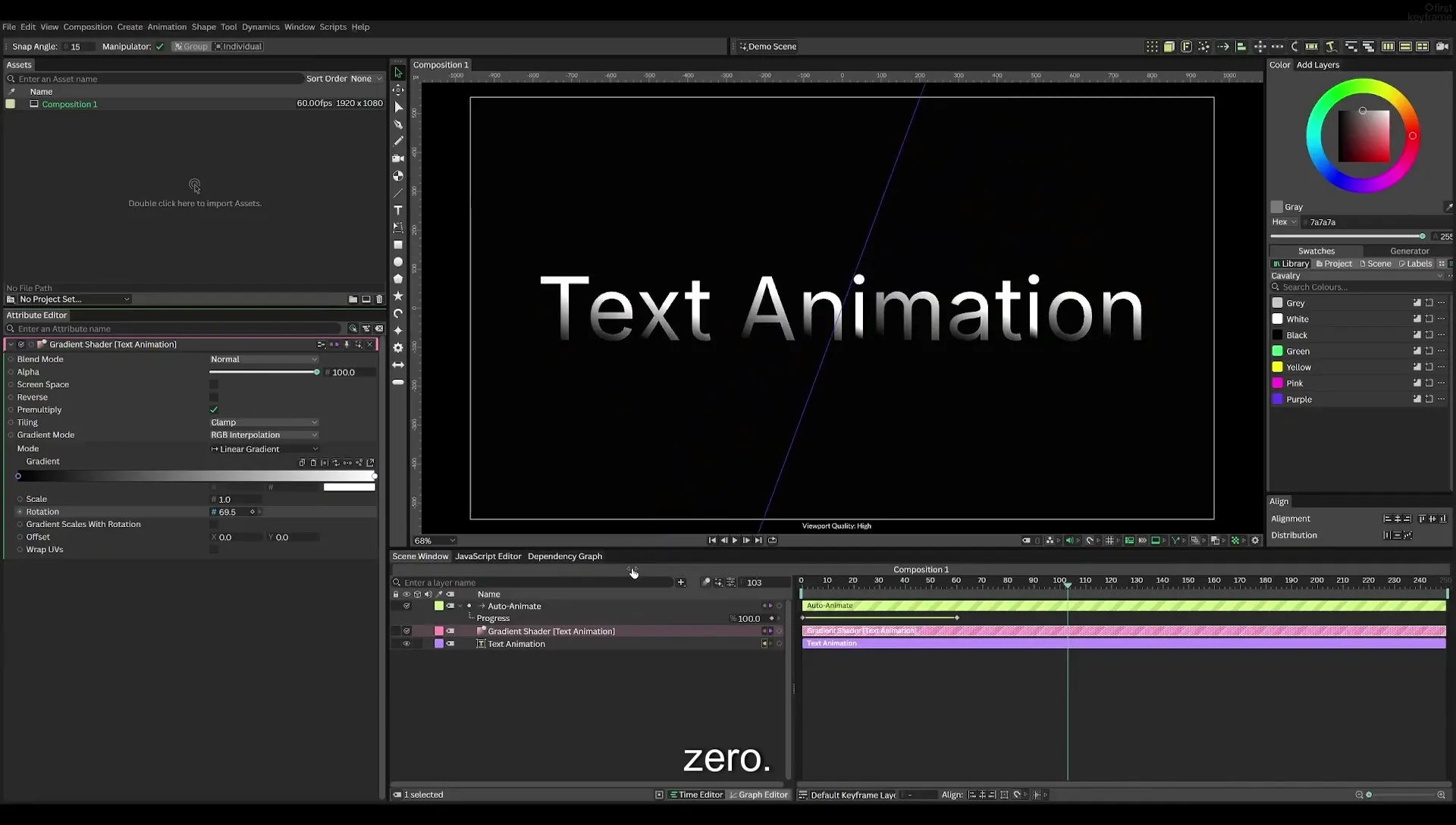 04 Animate Text Like Apple in Cavalry App (free) - Image 324