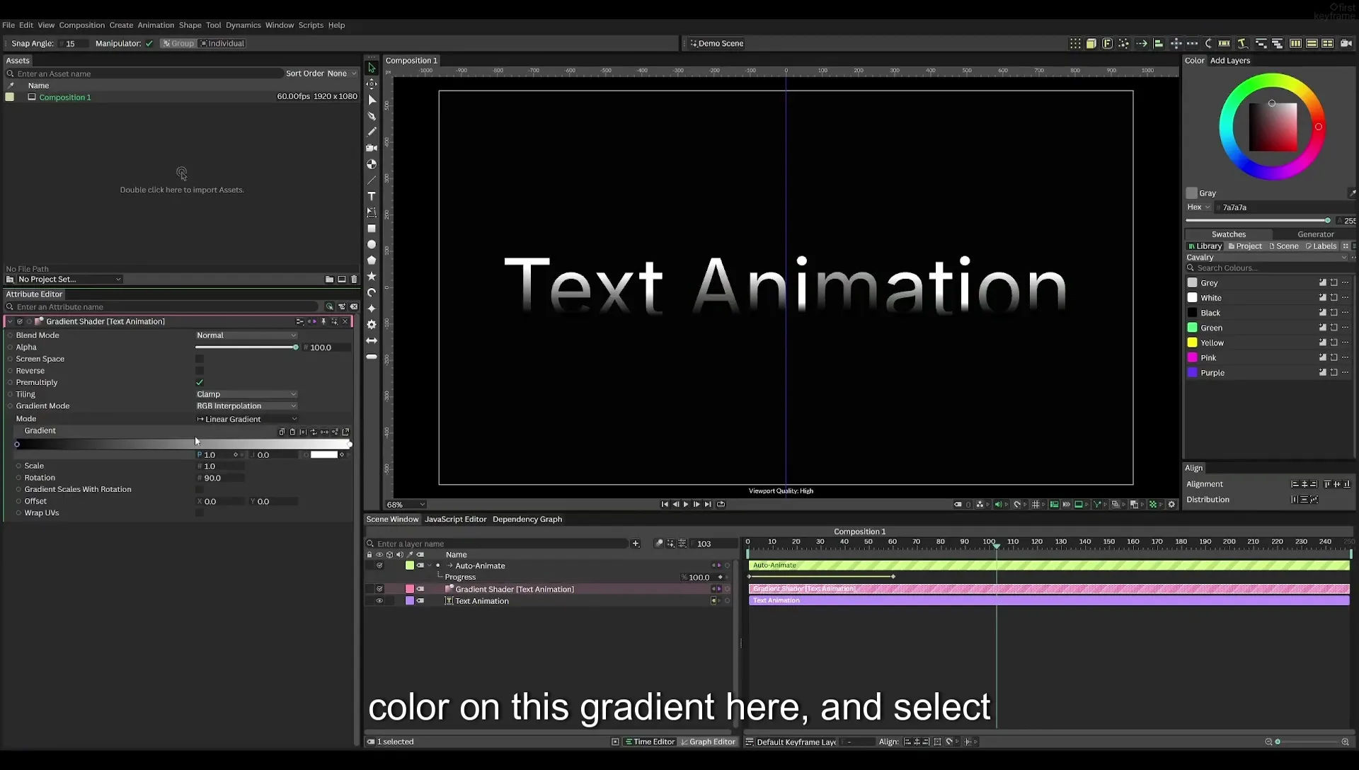 04 Animate Text Like Apple in Cavalry App (free) - Image 339