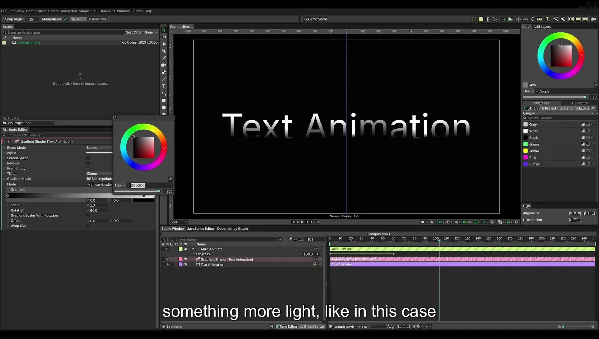 04 Animate Text Like Apple in Cavalry App (free) - Image 351
