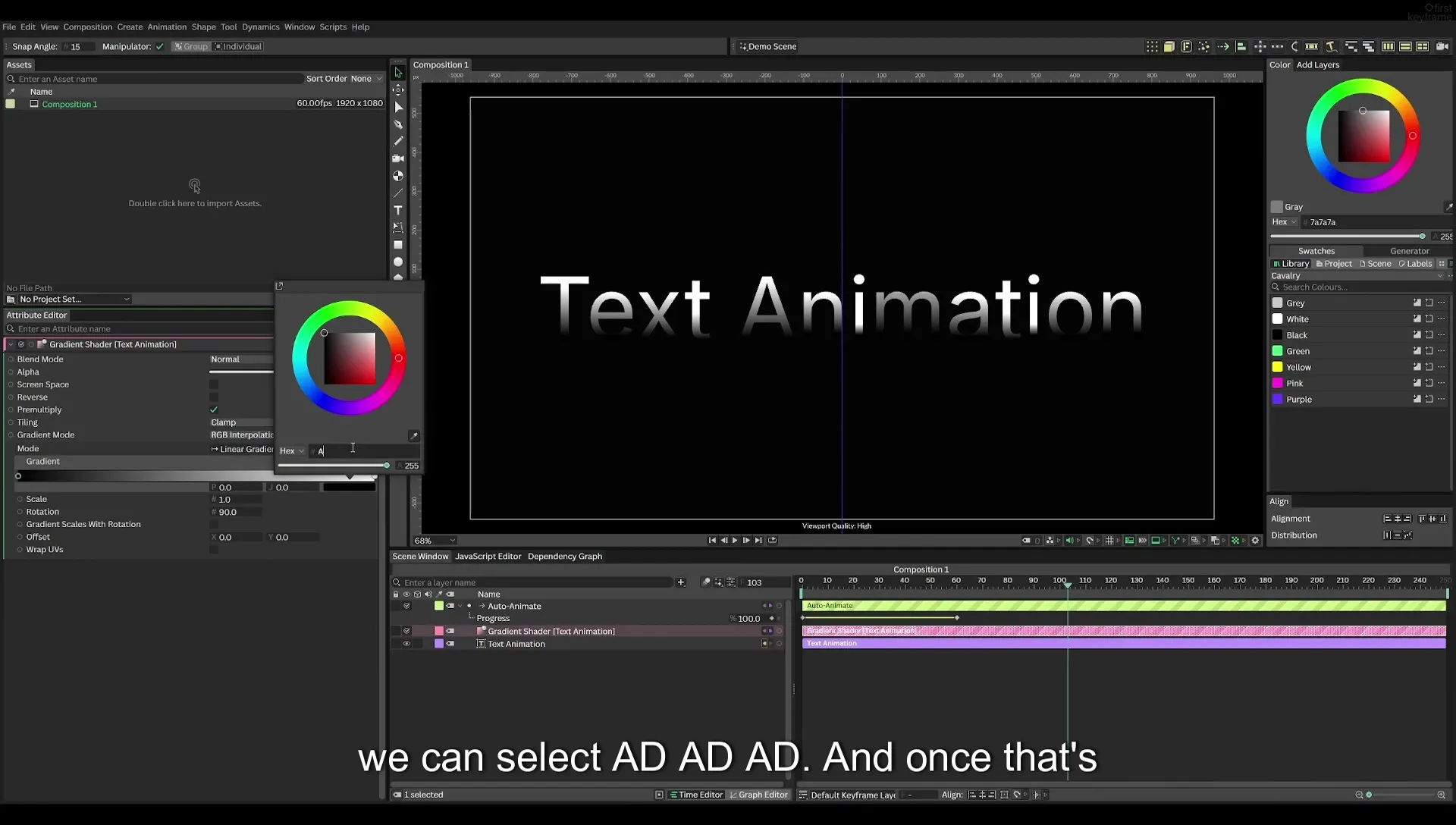 04 Animate Text Like Apple in Cavalry App (free) - Image 356