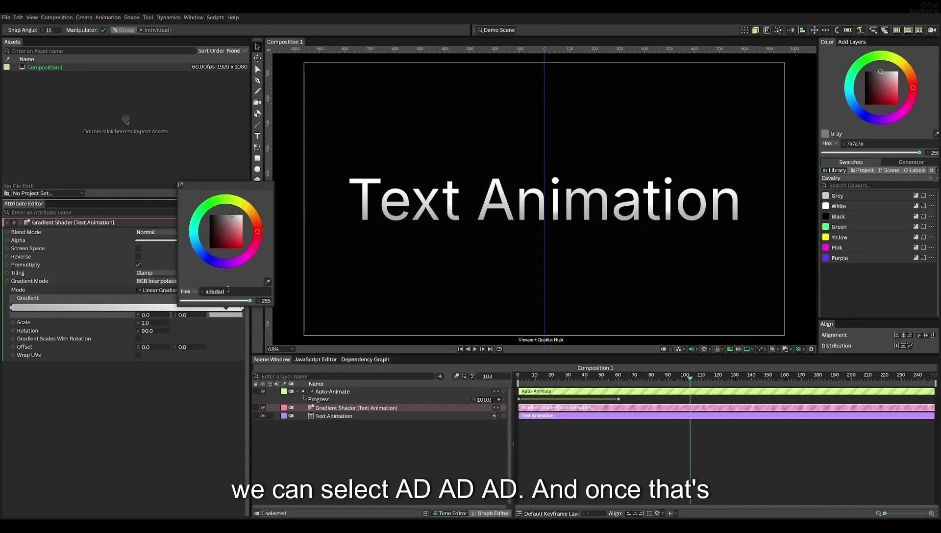 04 Animate Text Like Apple in Cavalry App (free) - Image 361