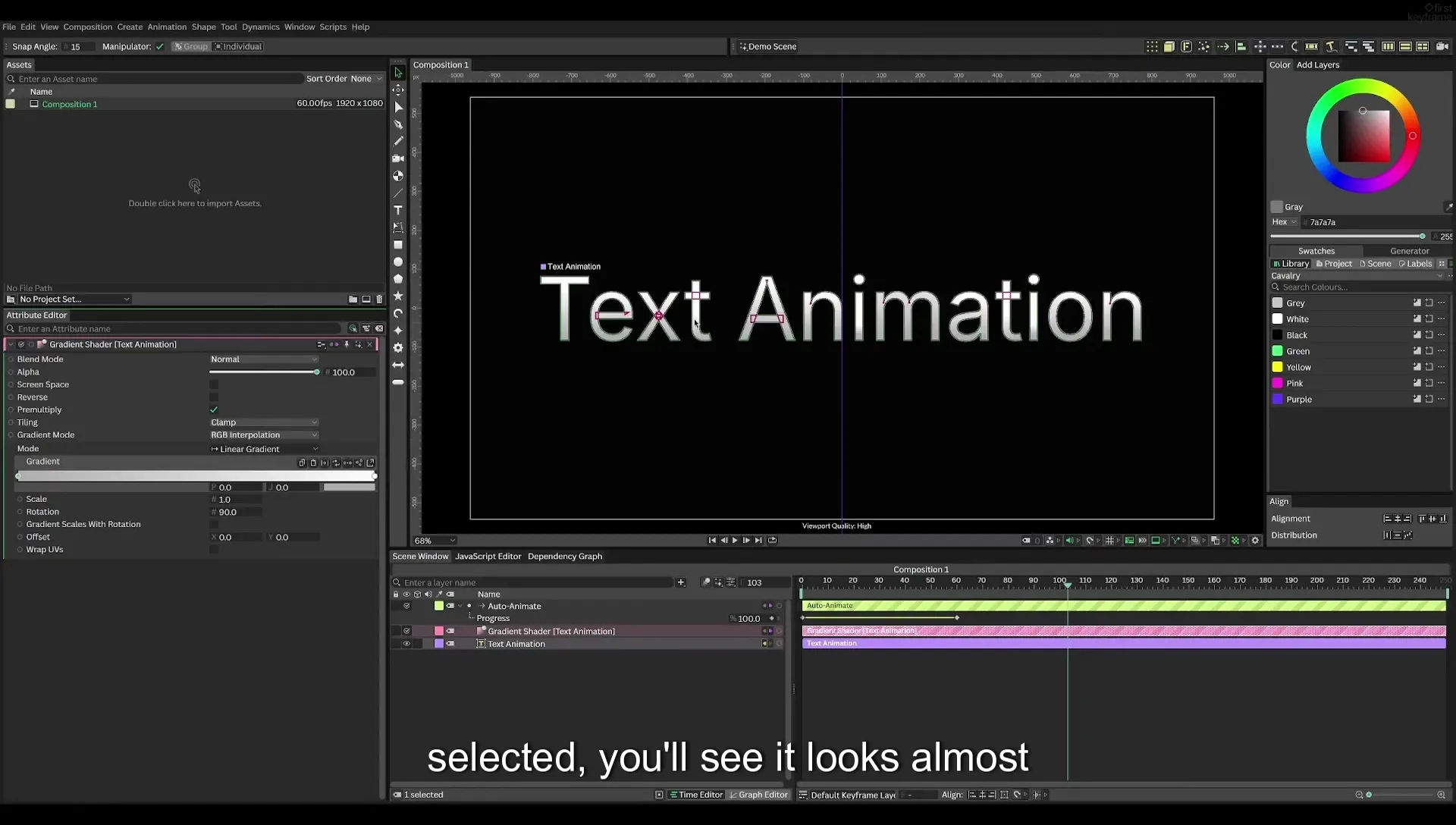 04 Animate Text Like Apple in Cavalry App (free) - Image 365