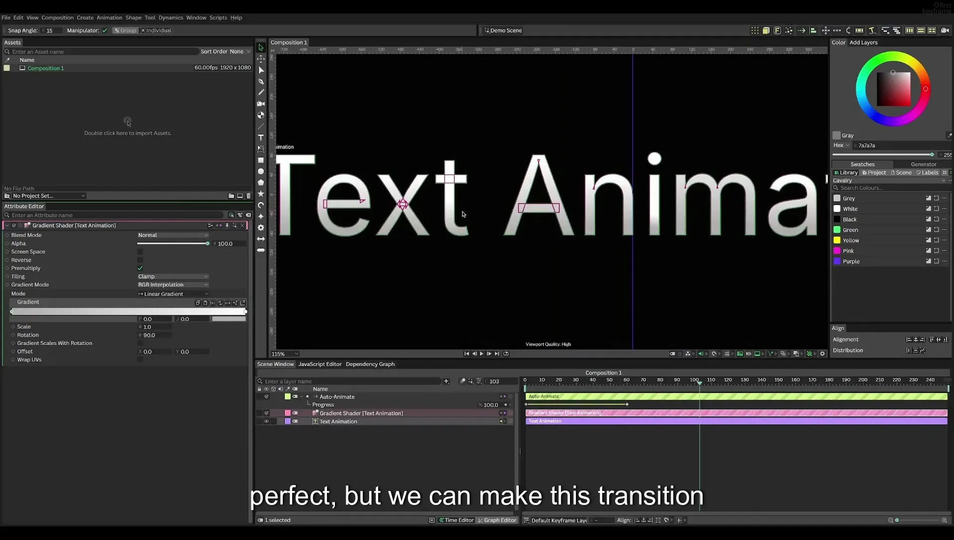 04 Animate Text Like Apple in Cavalry App (free) - Image 366