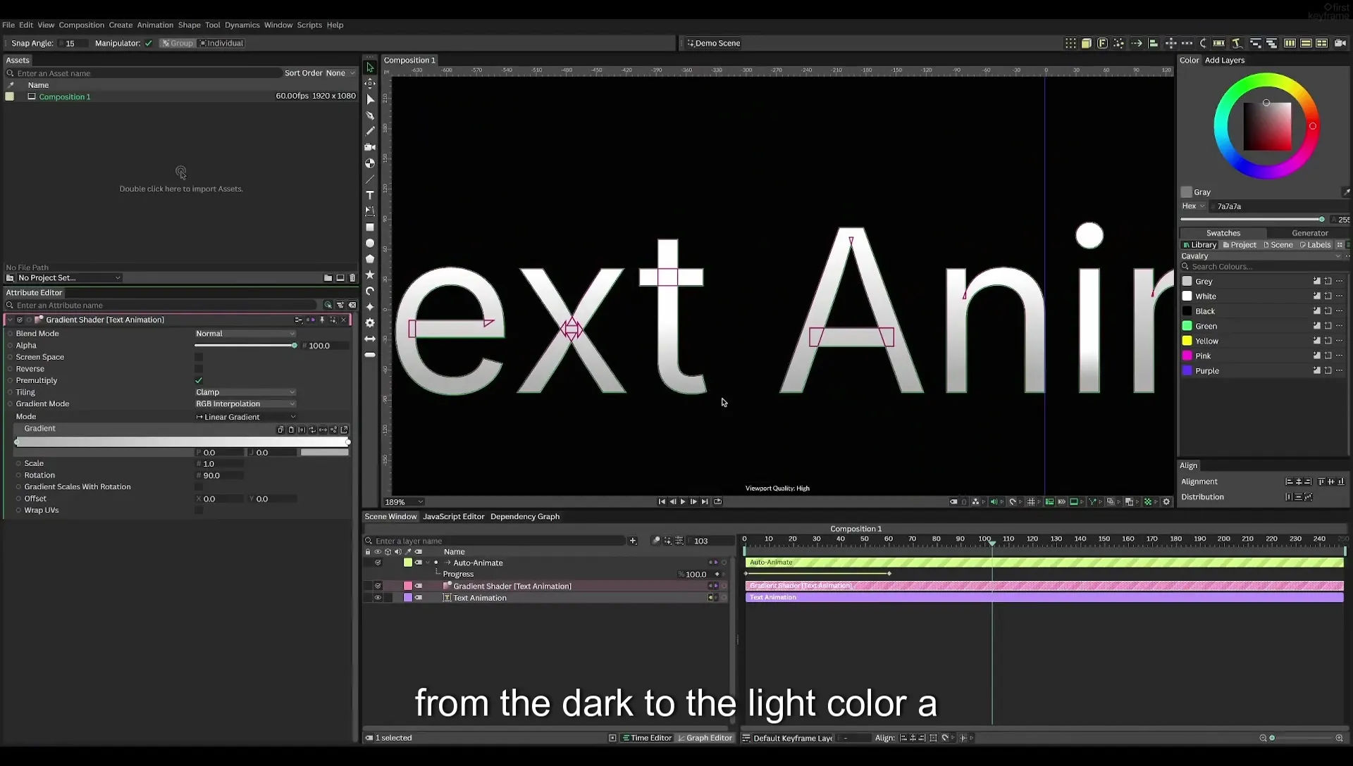 04 Animate Text Like Apple in Cavalry App (free) - Image 371