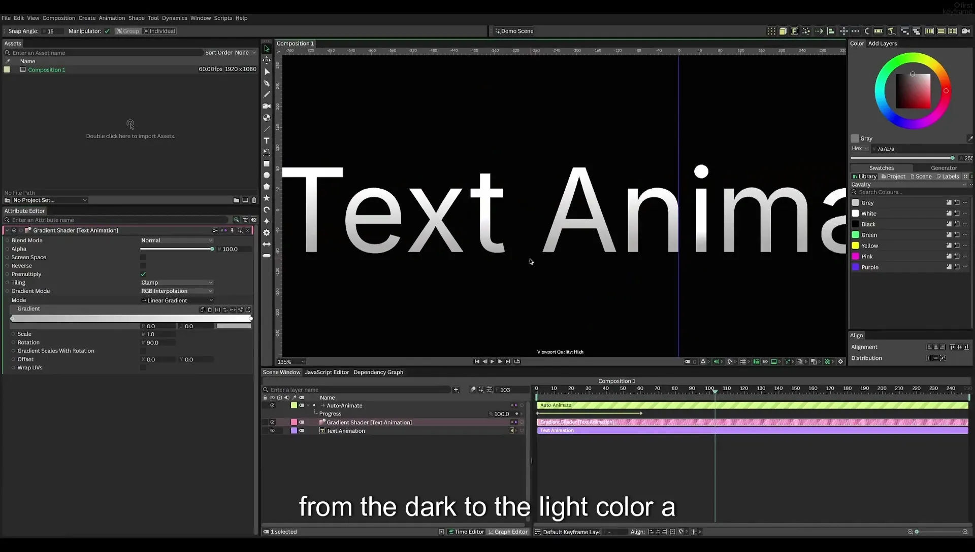 04 Animate Text Like Apple in Cavalry App (free) - Image 373