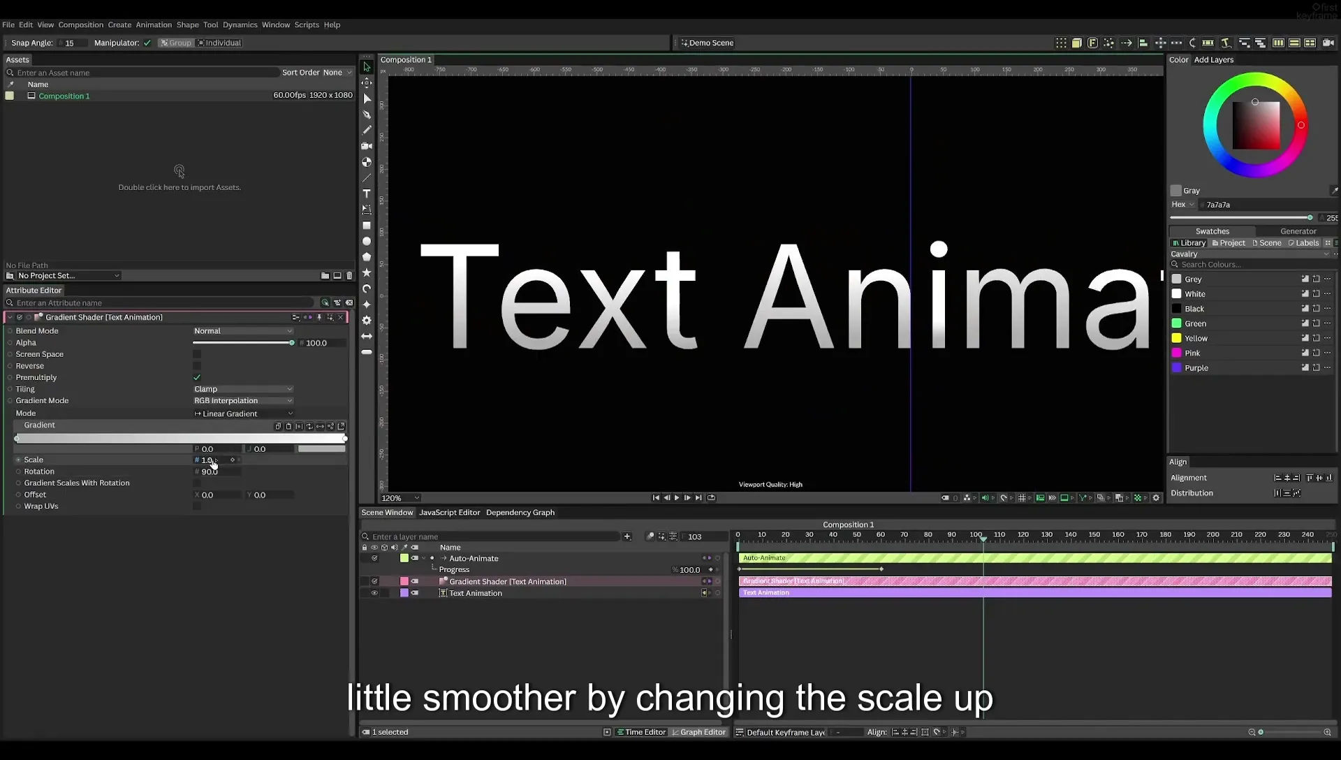 04 Animate Text Like Apple in Cavalry App (free) - Image 376
