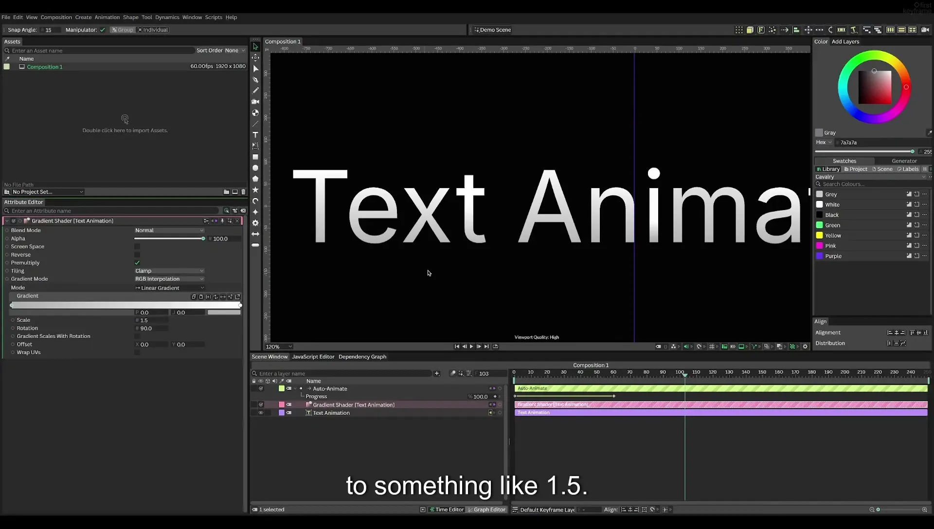 04 Animate Text Like Apple in Cavalry App (free) - Image 382