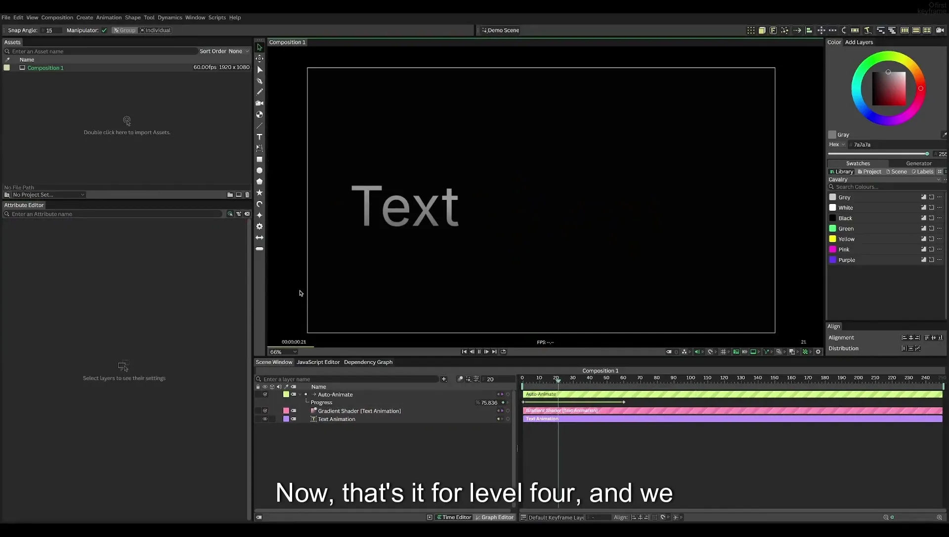 04 Animate Text Like Apple in Cavalry App (free) - Image 398