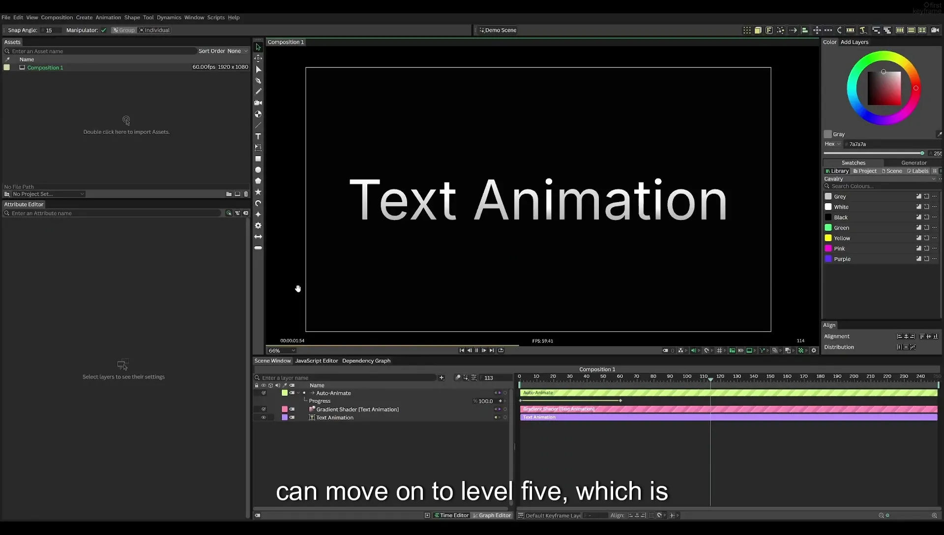 04 Animate Text Like Apple in Cavalry App (free) - Image 401