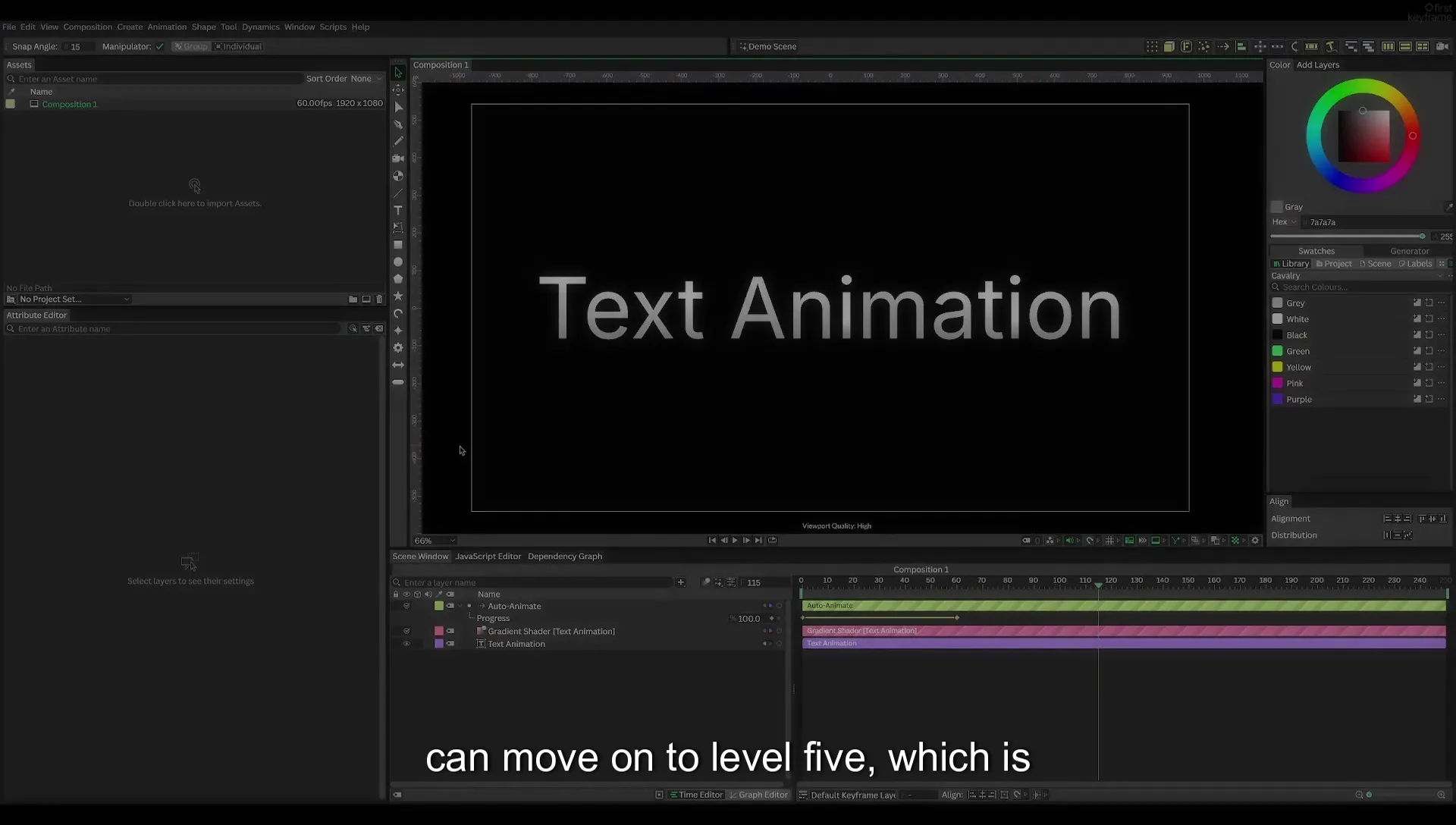 04 Animate Text Like Apple in Cavalry App (free) - Image 402