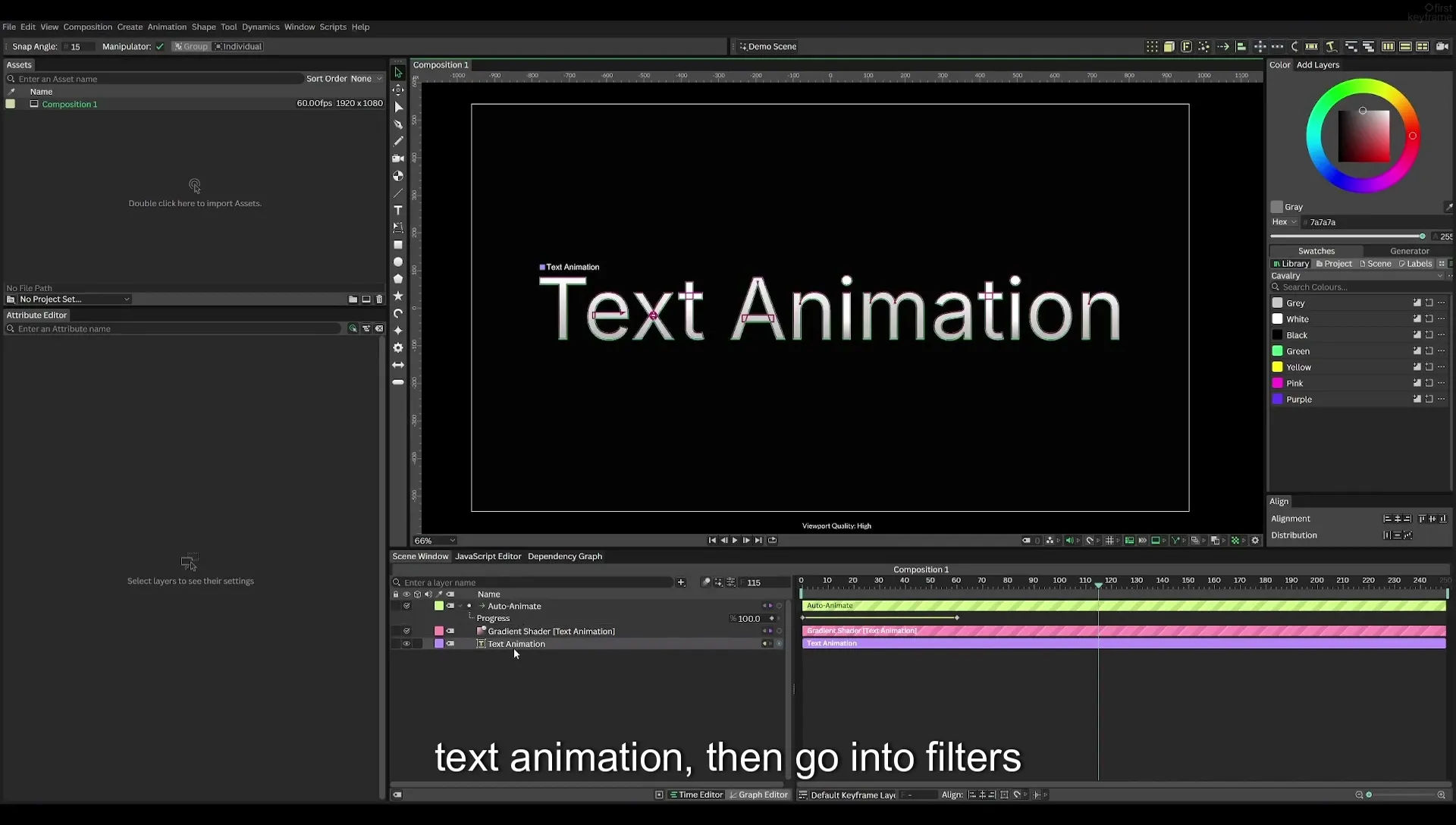 04 Animate Text Like Apple in Cavalry App (free) - Image 412