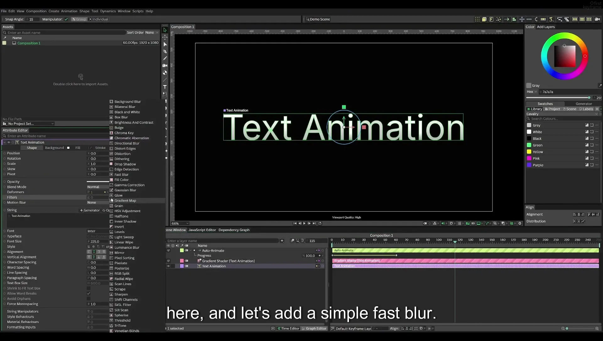04 Animate Text Like Apple in Cavalry App (free) - Image 418