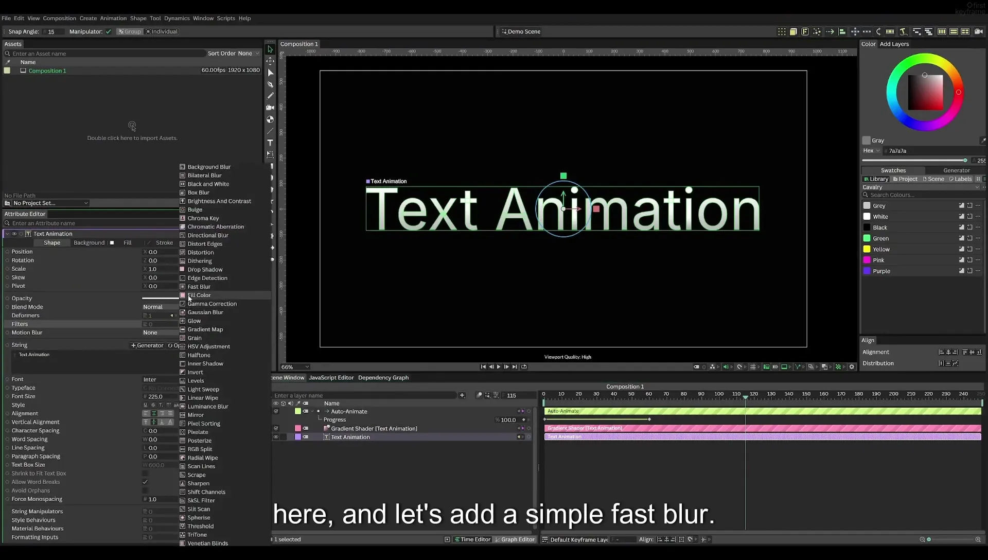04 Animate Text Like Apple in Cavalry App (free) - Image 420